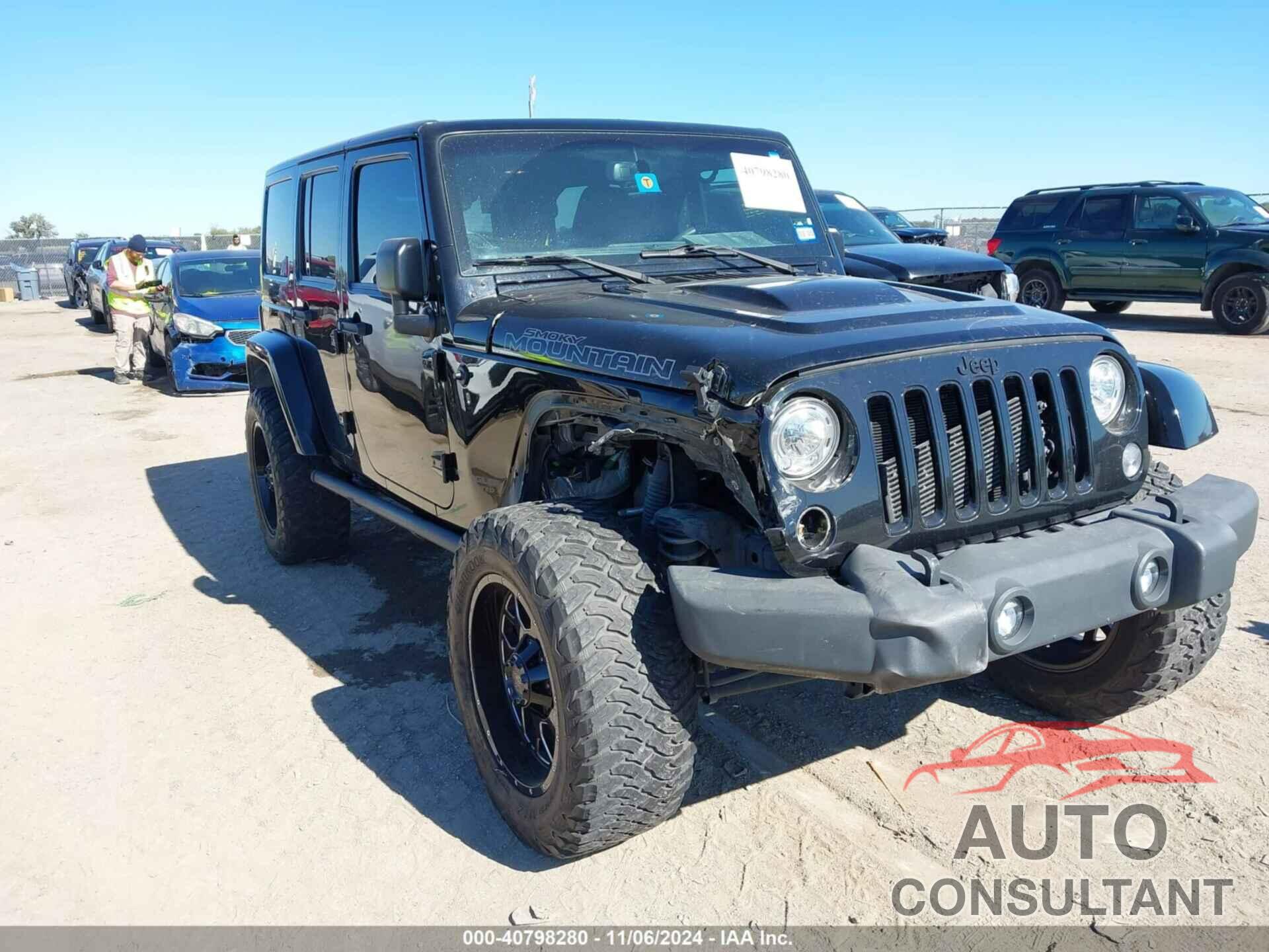 JEEP WRANGLER UNLIMITED 2017 - 1C4BJWEG4HL620312