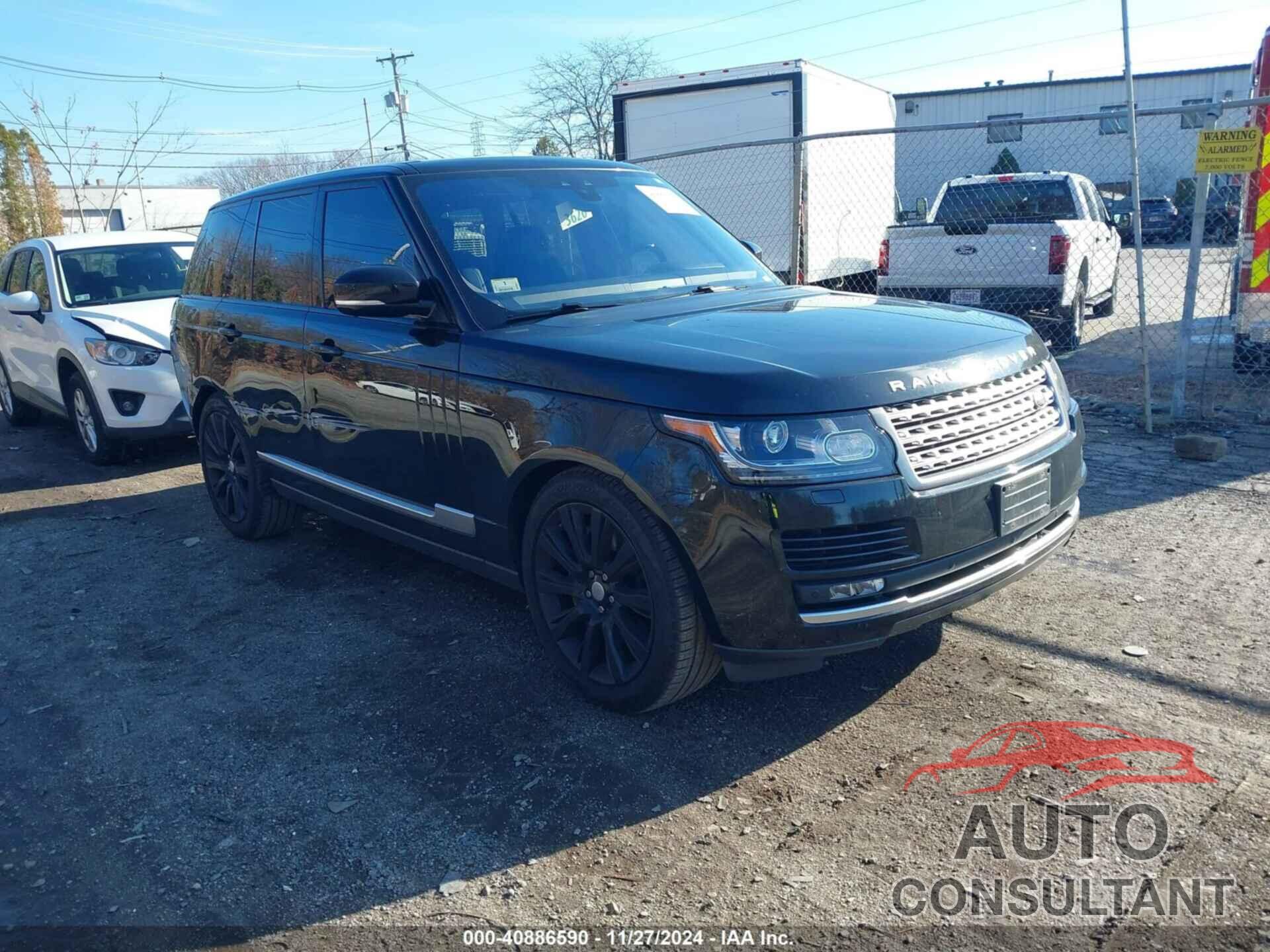 LAND ROVER RANGE ROVER 2017 - SALGS2FE9HA328233