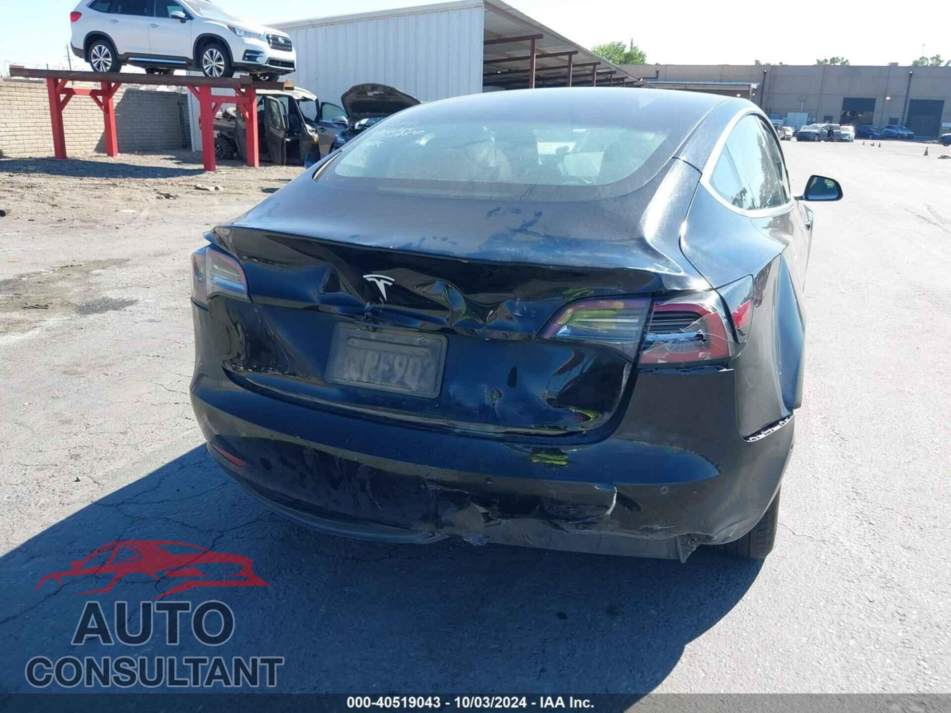 TESLA MODEL 3 2019 - 5YJ3E1EAXKF306777