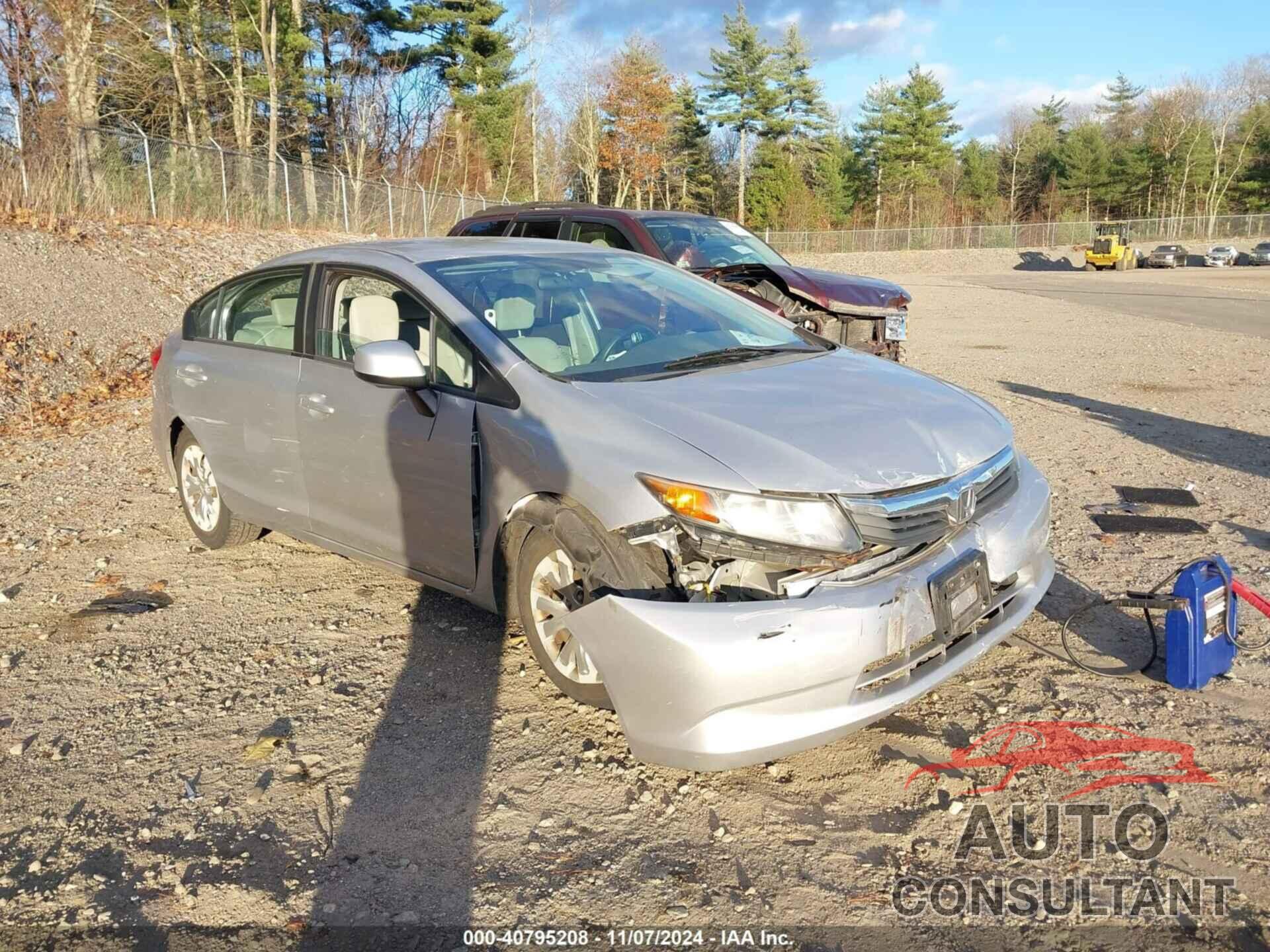 HONDA CIVIC 2012 - 19XFB2F51CE339347