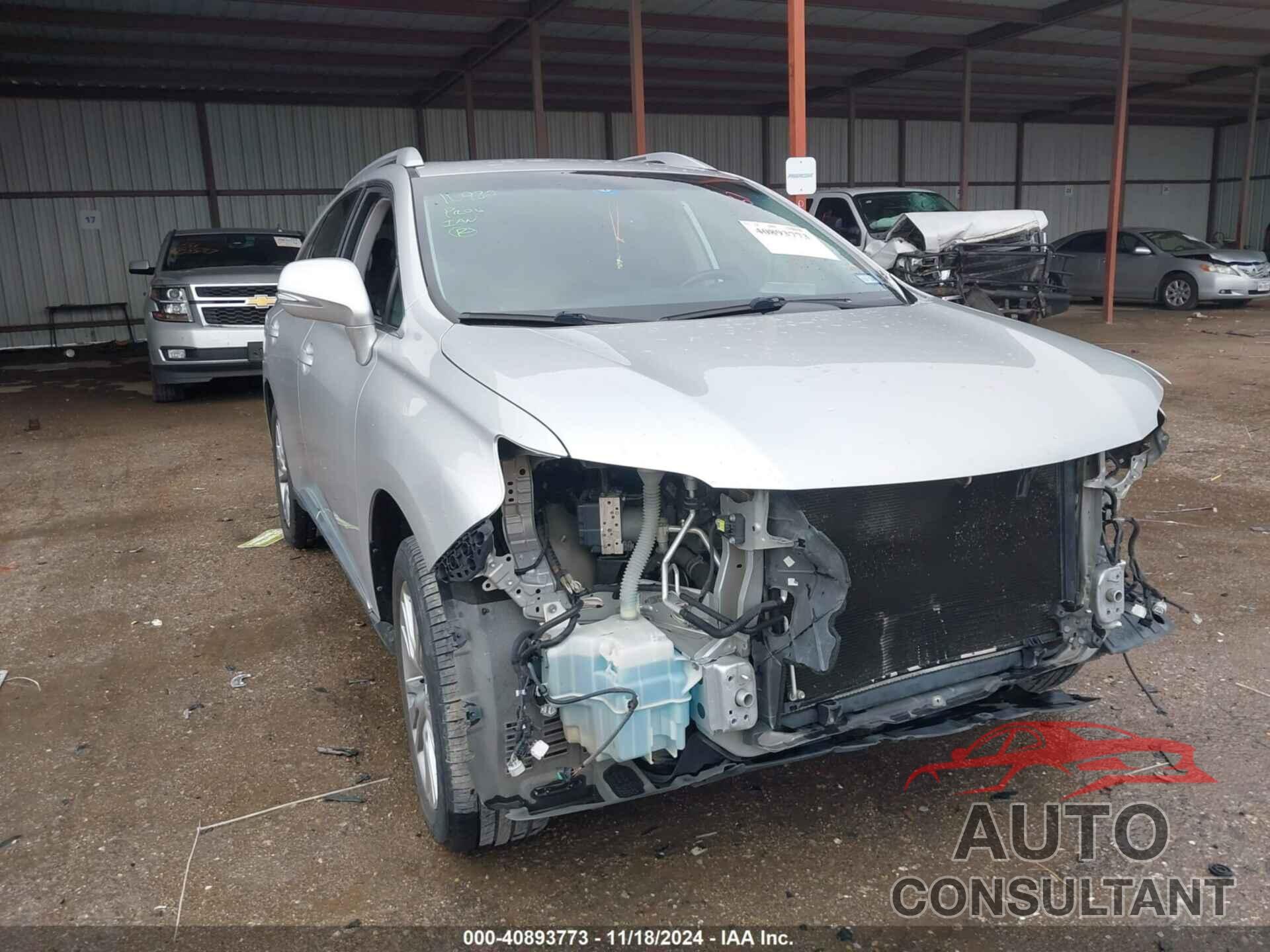 LEXUS RX 350 2013 - 2T2ZK1BAXDC090570