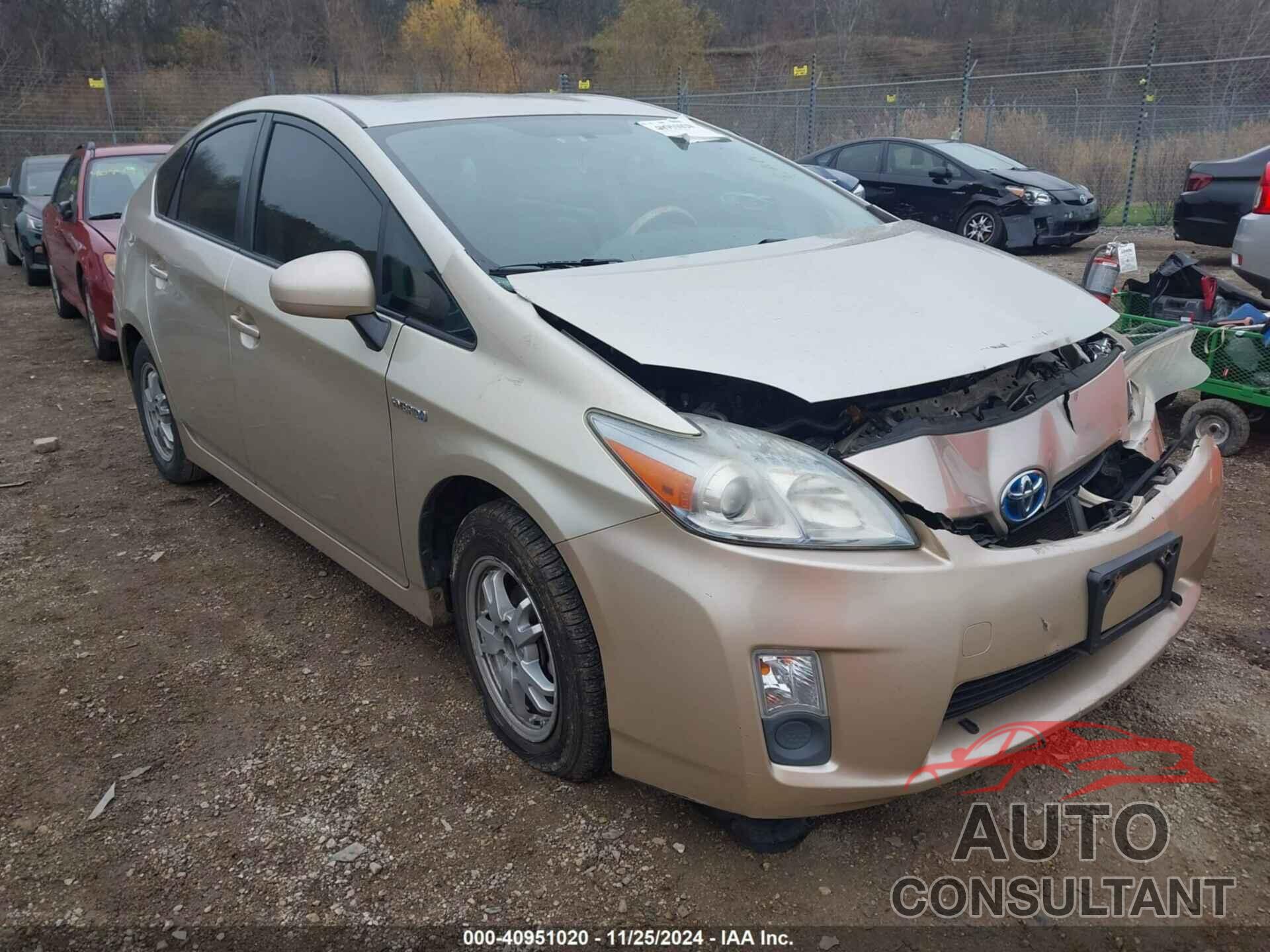 TOYOTA PRIUS 2010 - JTDKN3DU7A0175081