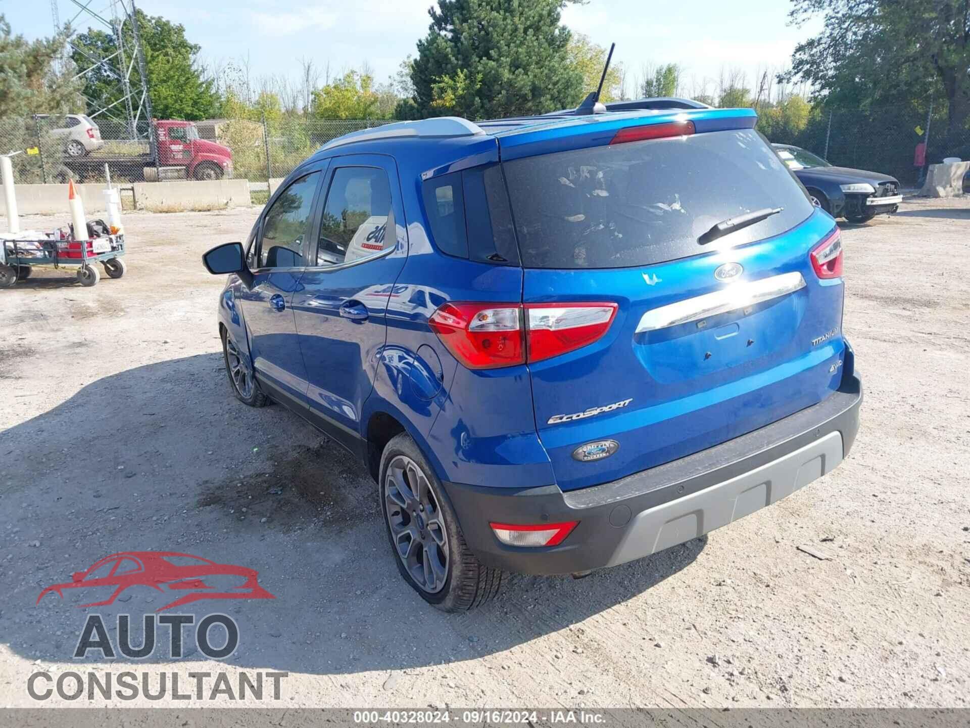 FORD ECOSPORT 2020 - MAJ6S3KLXLC321596