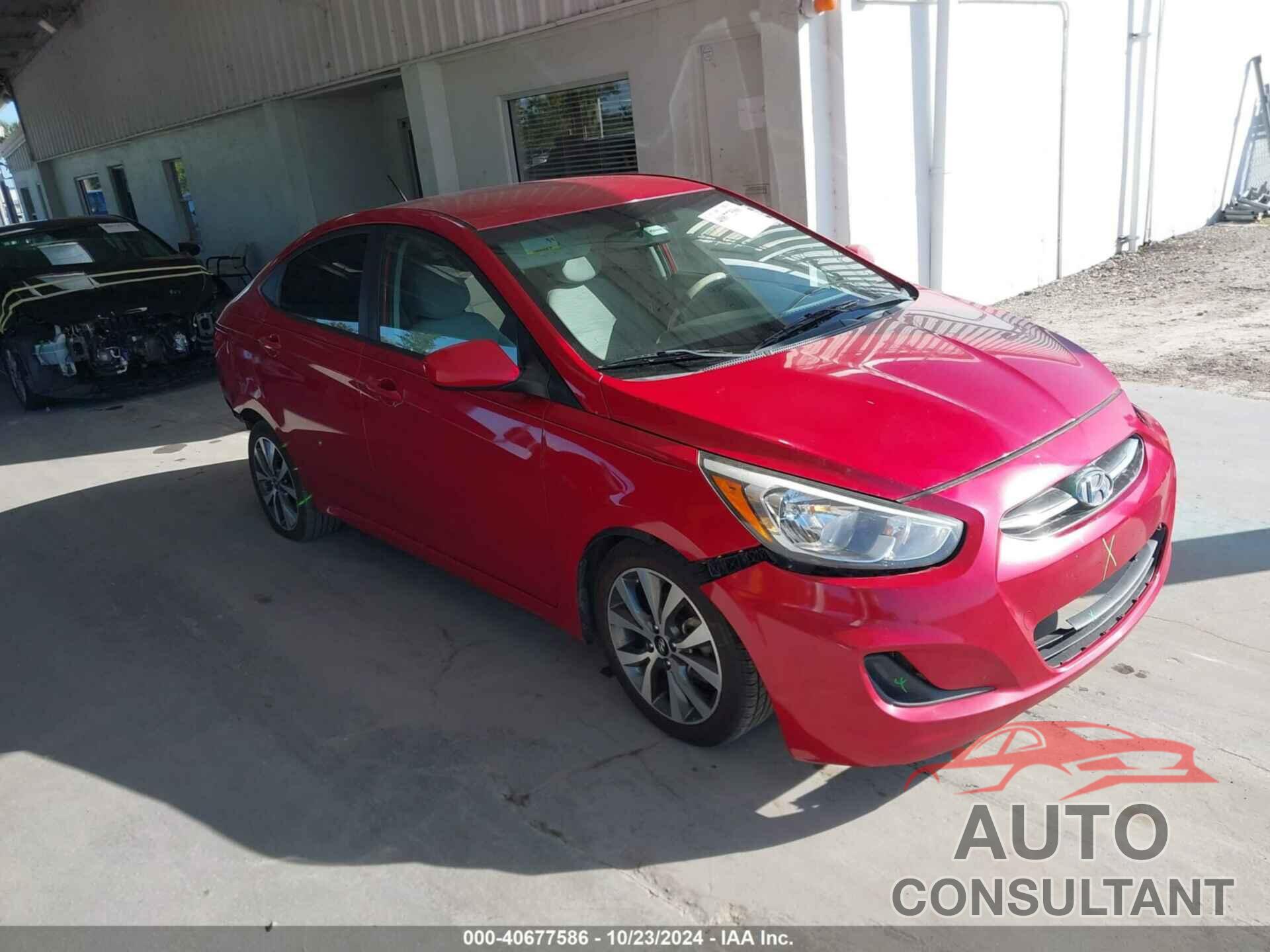 HYUNDAI ACCENT 2017 - KMHCT4AE8HU348618