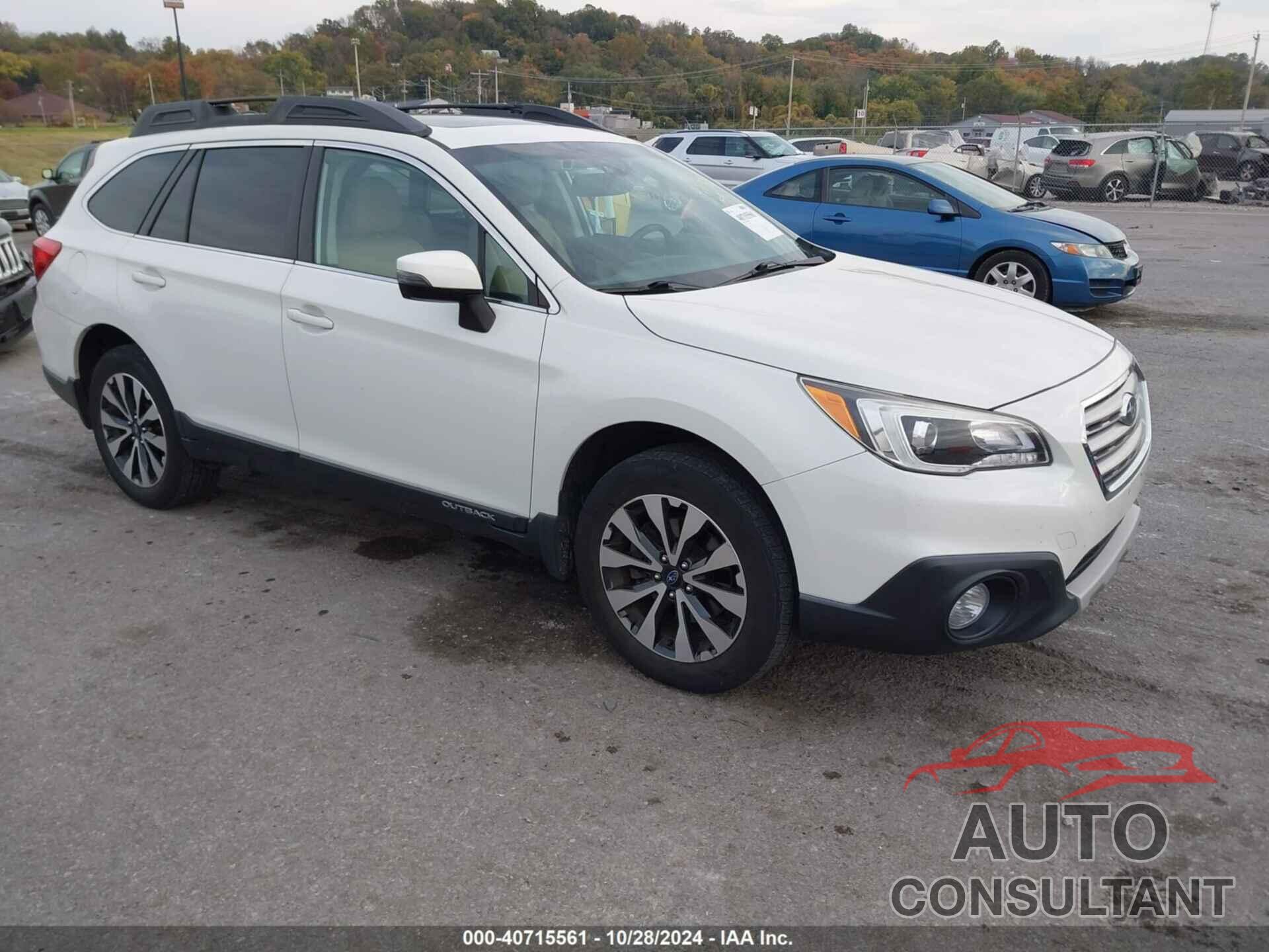 SUBARU OUTBACK 2016 - 4S4BSBNC8G3284080