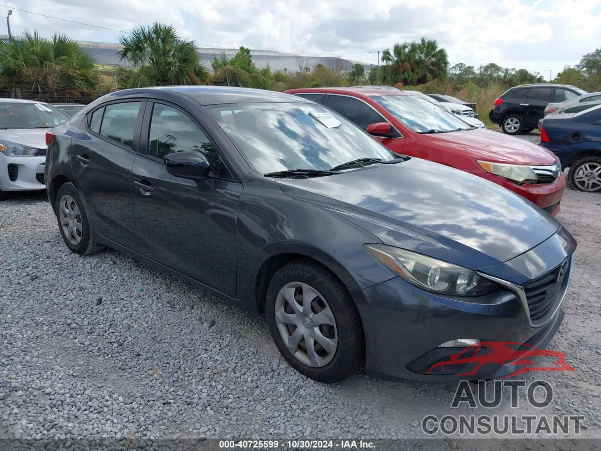 MAZDA MAZDA3 2014 - JM1BM1T70E1125772