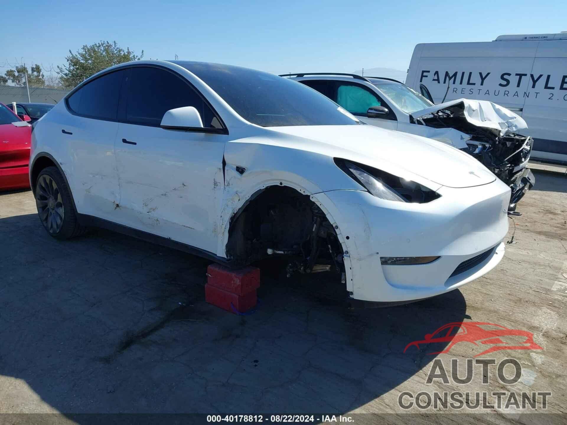 TESLA MODEL Y 2022 - 7SAYGDEF3NF547441