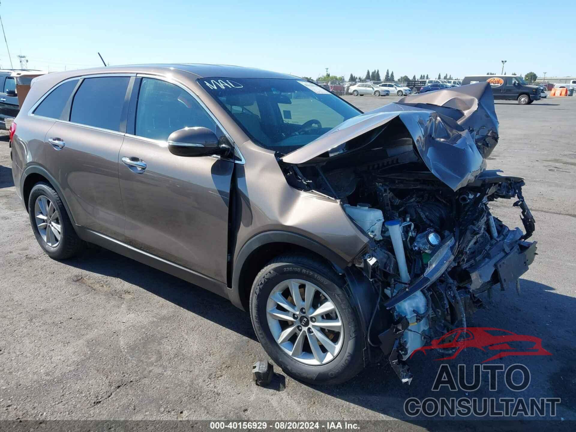 KIA SORENTO 2019 - 5XYPG4A39KG514551