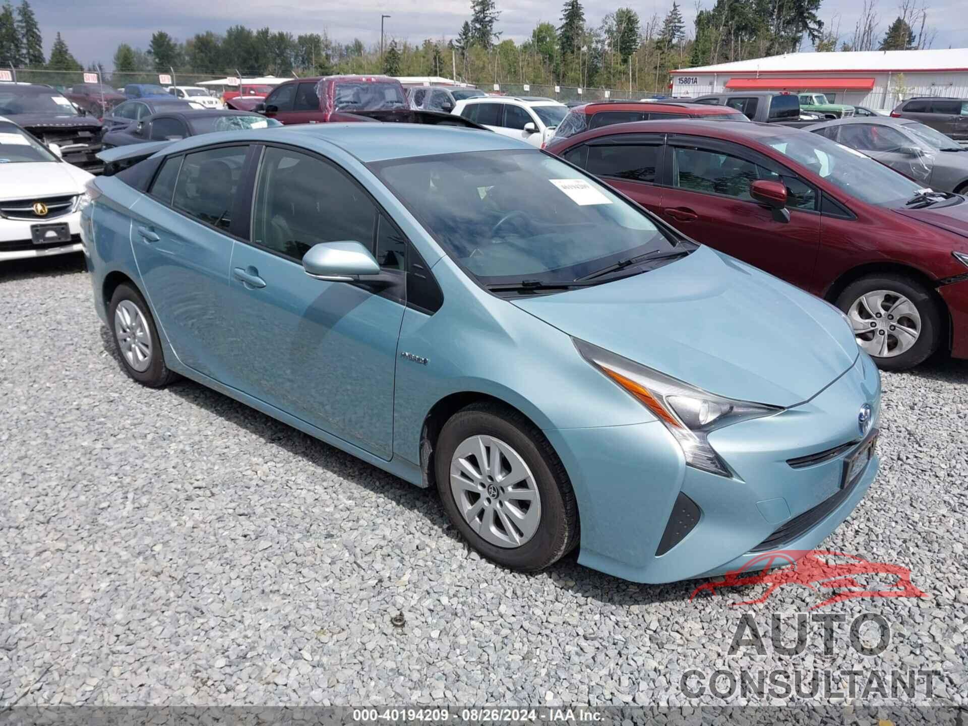 TOYOTA PRIUS 2016 - JTDKBRFU7G3528175