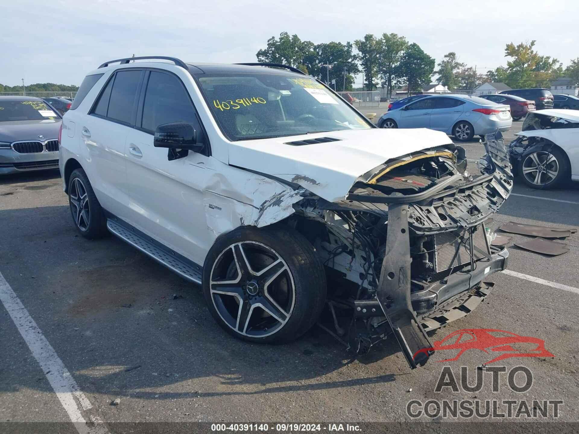 MERCEDES-BENZ AMG GLE 43 2017 - 4JGDA6EB5HA944017