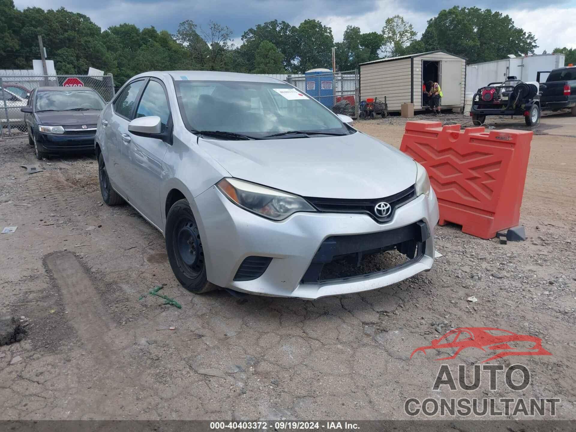 TOYOTA COROLLA 2016 - 5YFBURHE7GP450973