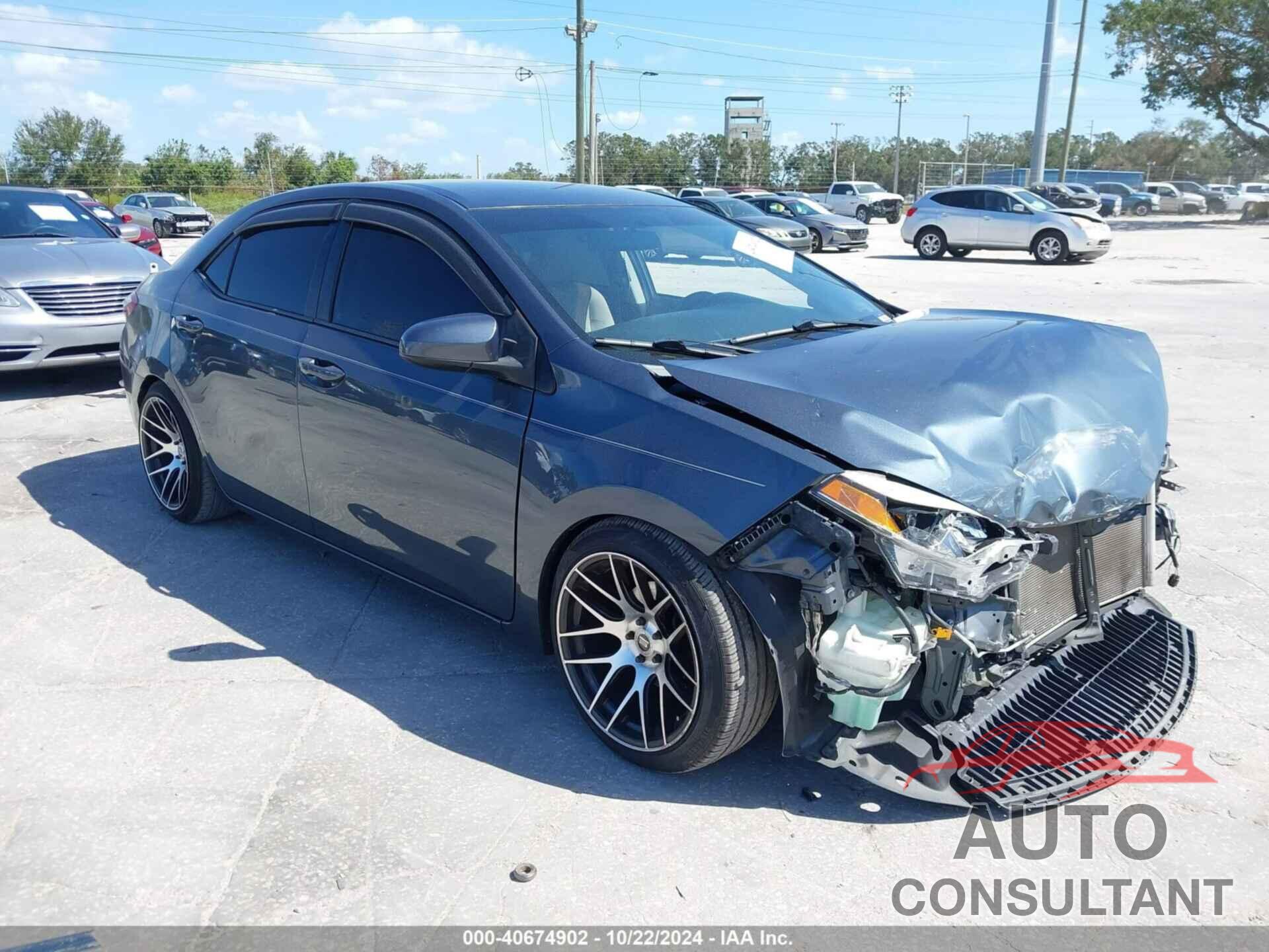TOYOTA COROLLA 2016 - 2T1BURHE0GC674845
