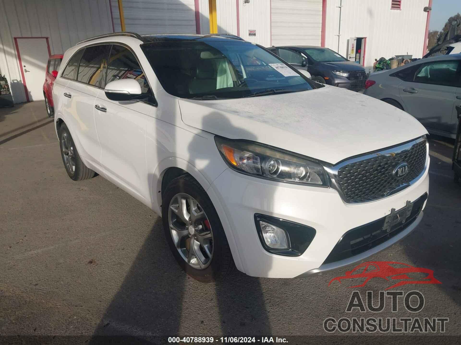 KIA SORENTO 2016 - 5XYPK4A58GG083580