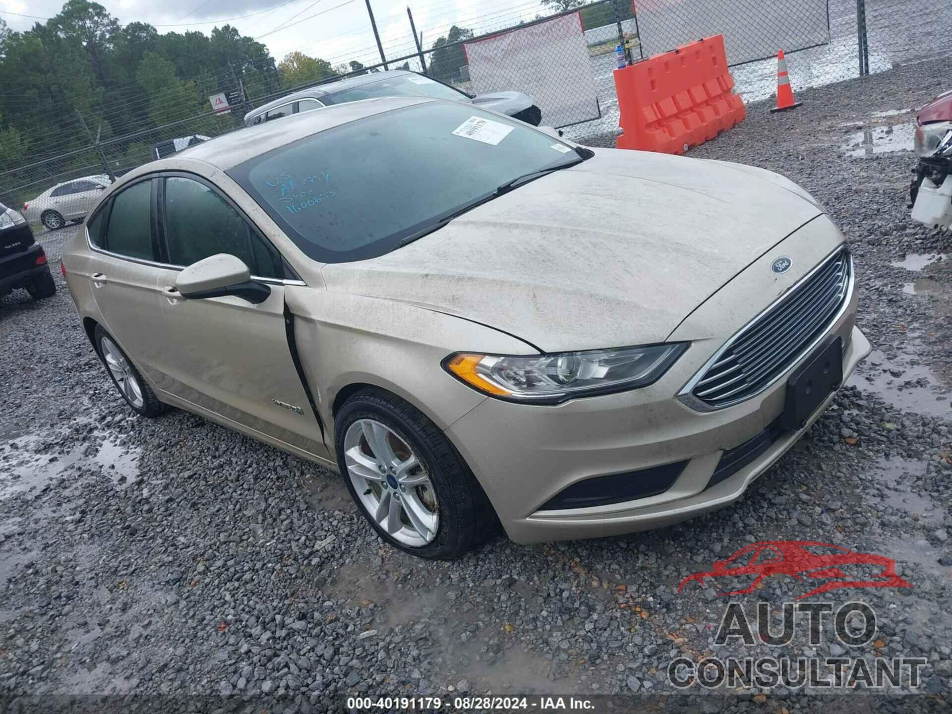 FORD FUSION HYBRID 2018 - 3FA6P0UU0JR157005