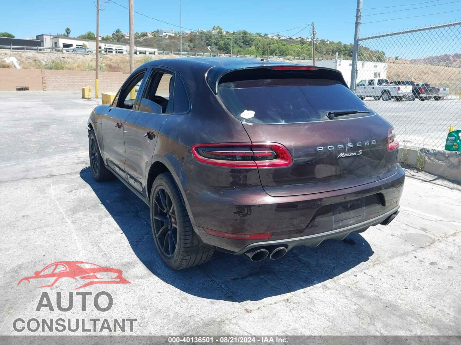 PORSCHE MACAN 2016 - WP1AB2A58GLB45797