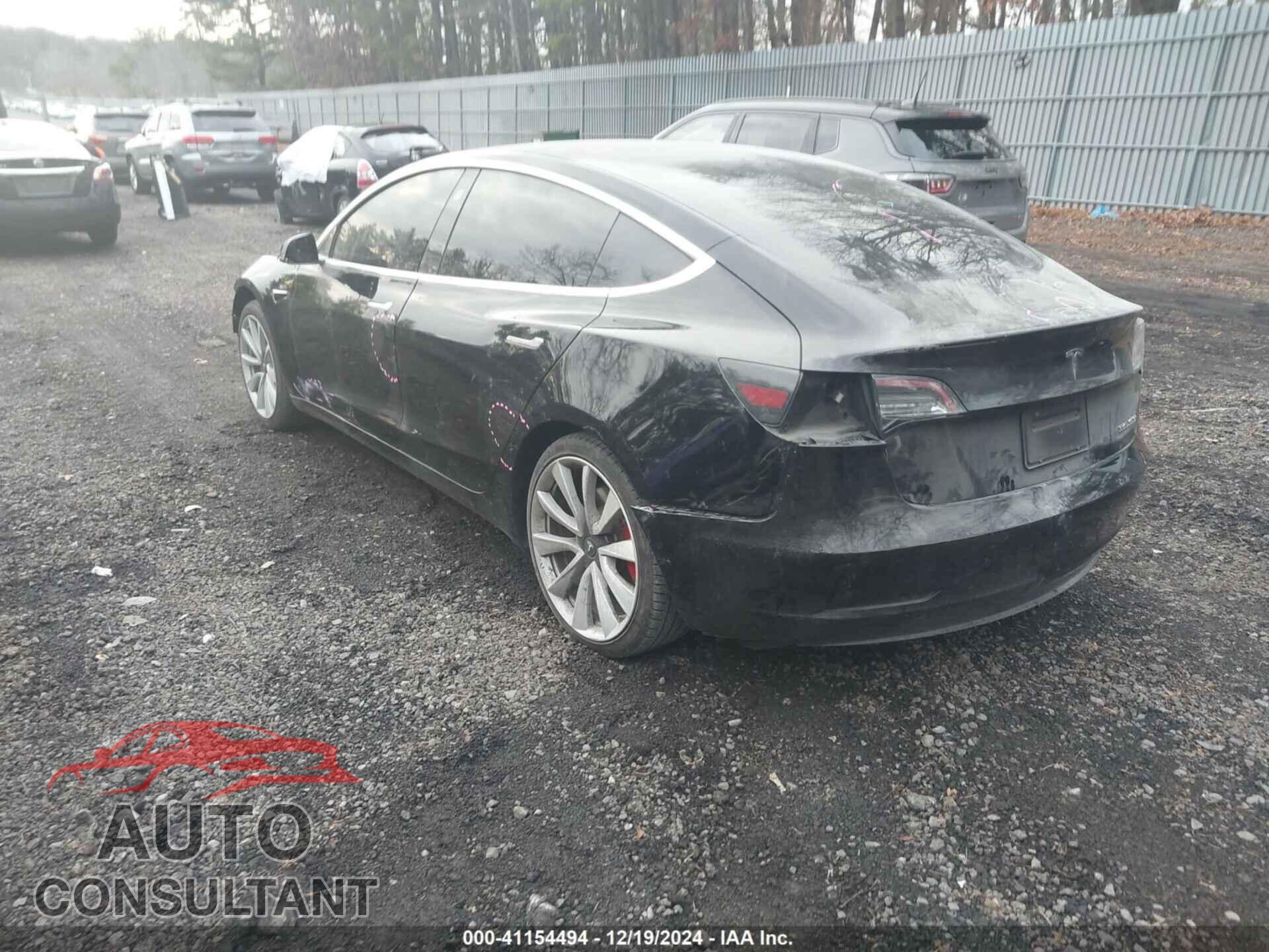 TESLA MODEL 3 2019 - 5YJ3E1EB4KF434215