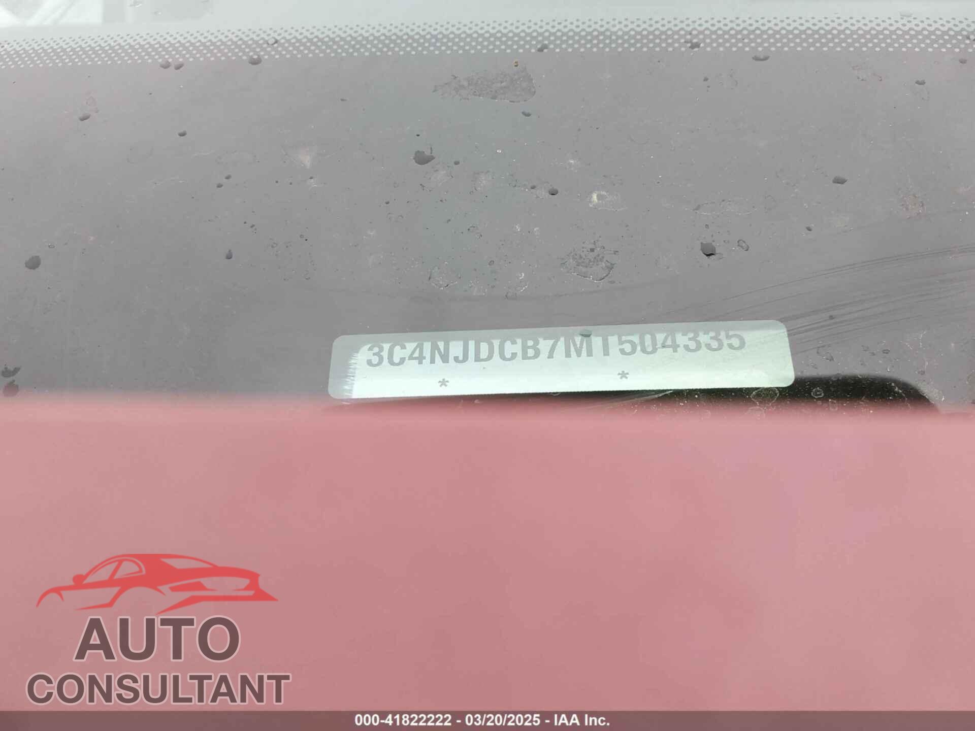 JEEP COMPASS 2021 - 3C4NJDCB7MT504335