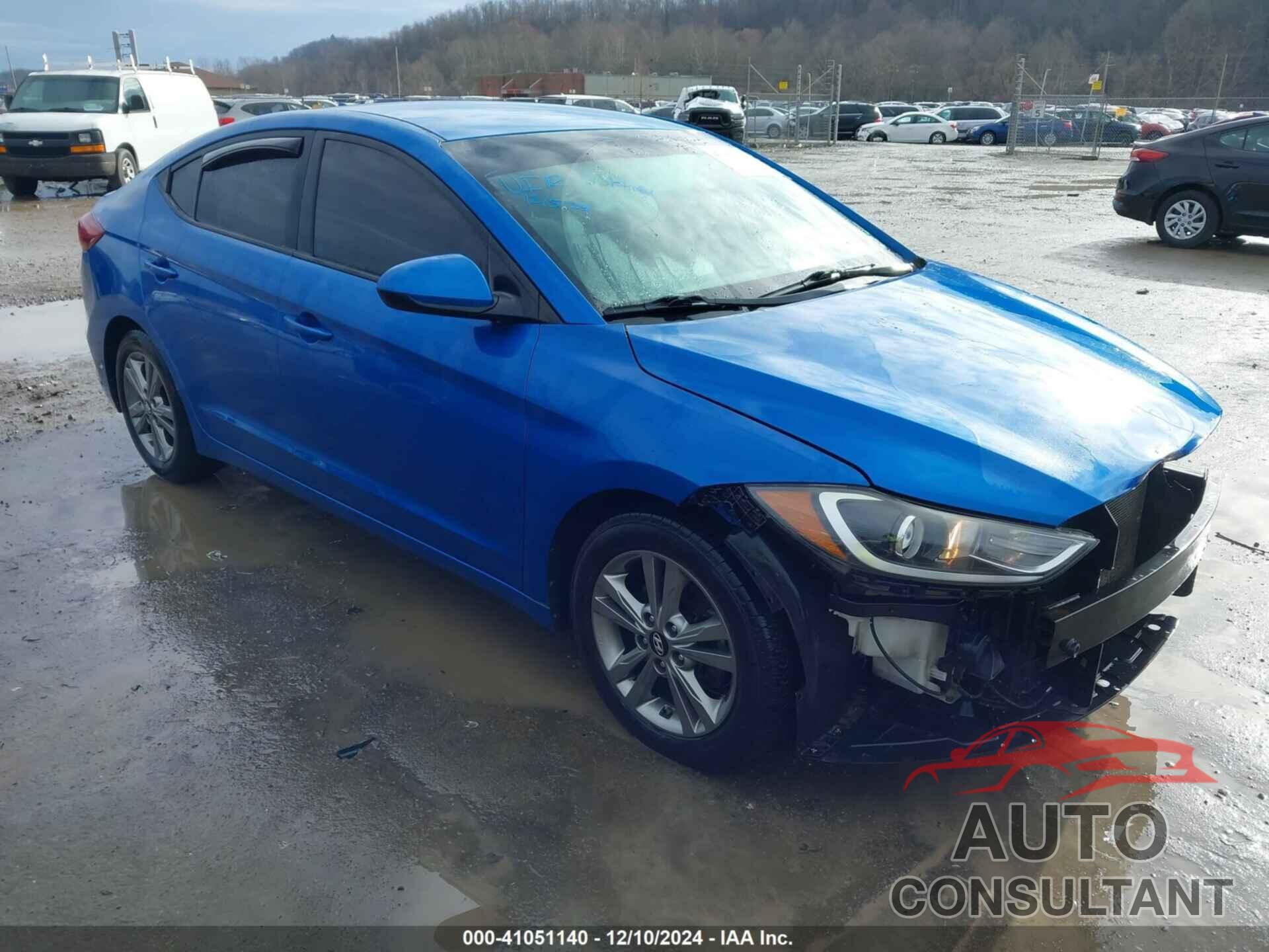 HYUNDAI ELANTRA 2017 - KMHD84LF6HU060656