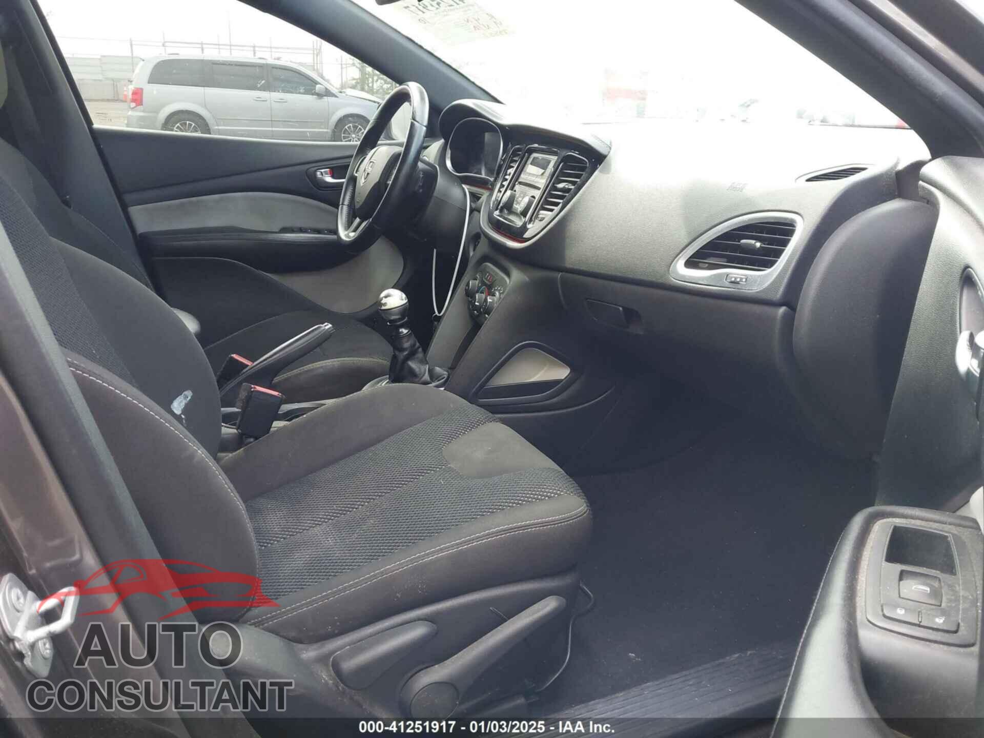 DODGE DART 2015 - 1C3CDFBB3FD345838