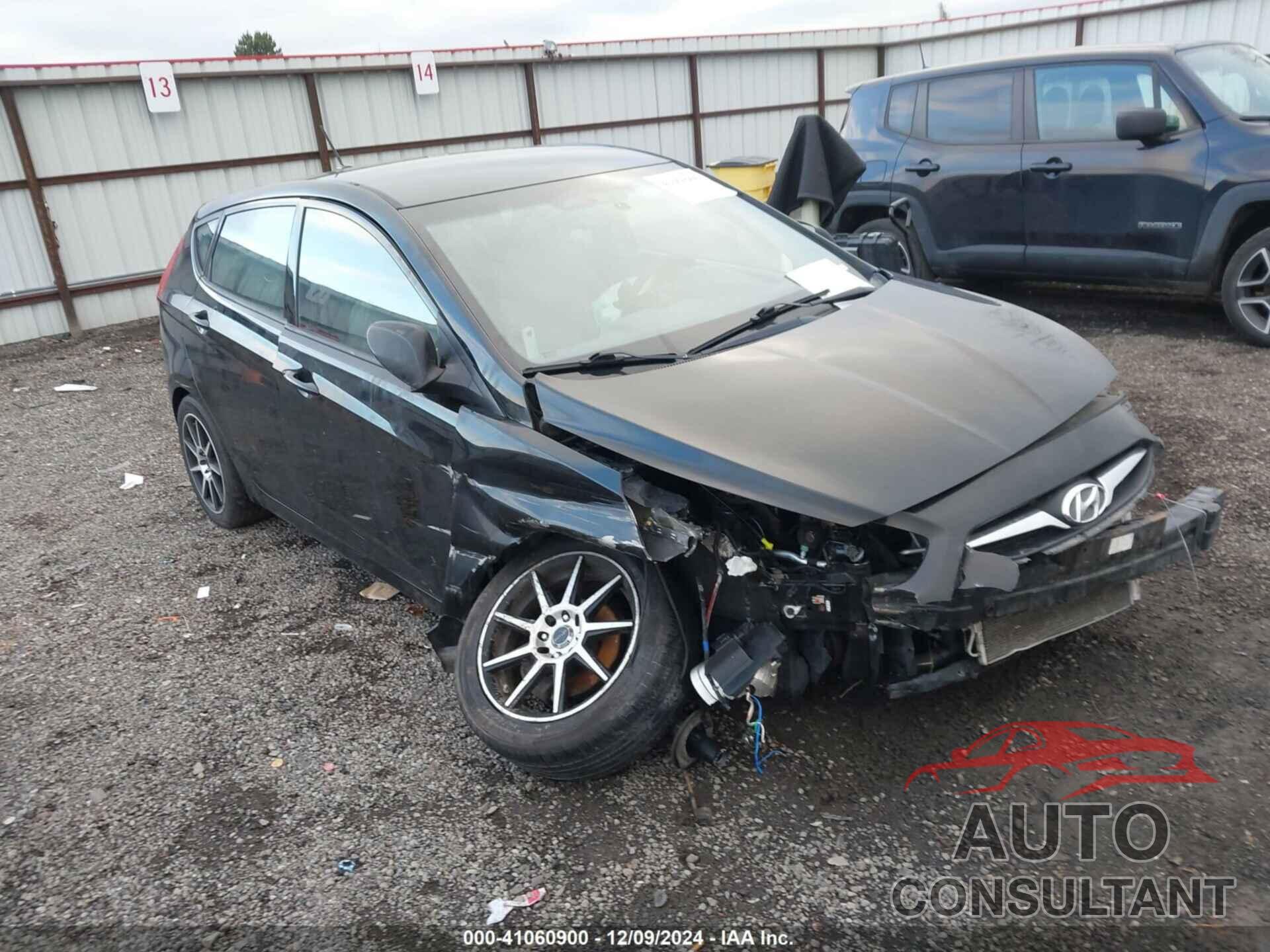 HYUNDAI ACCENT 2012 - KMHCT5AE1CU023744