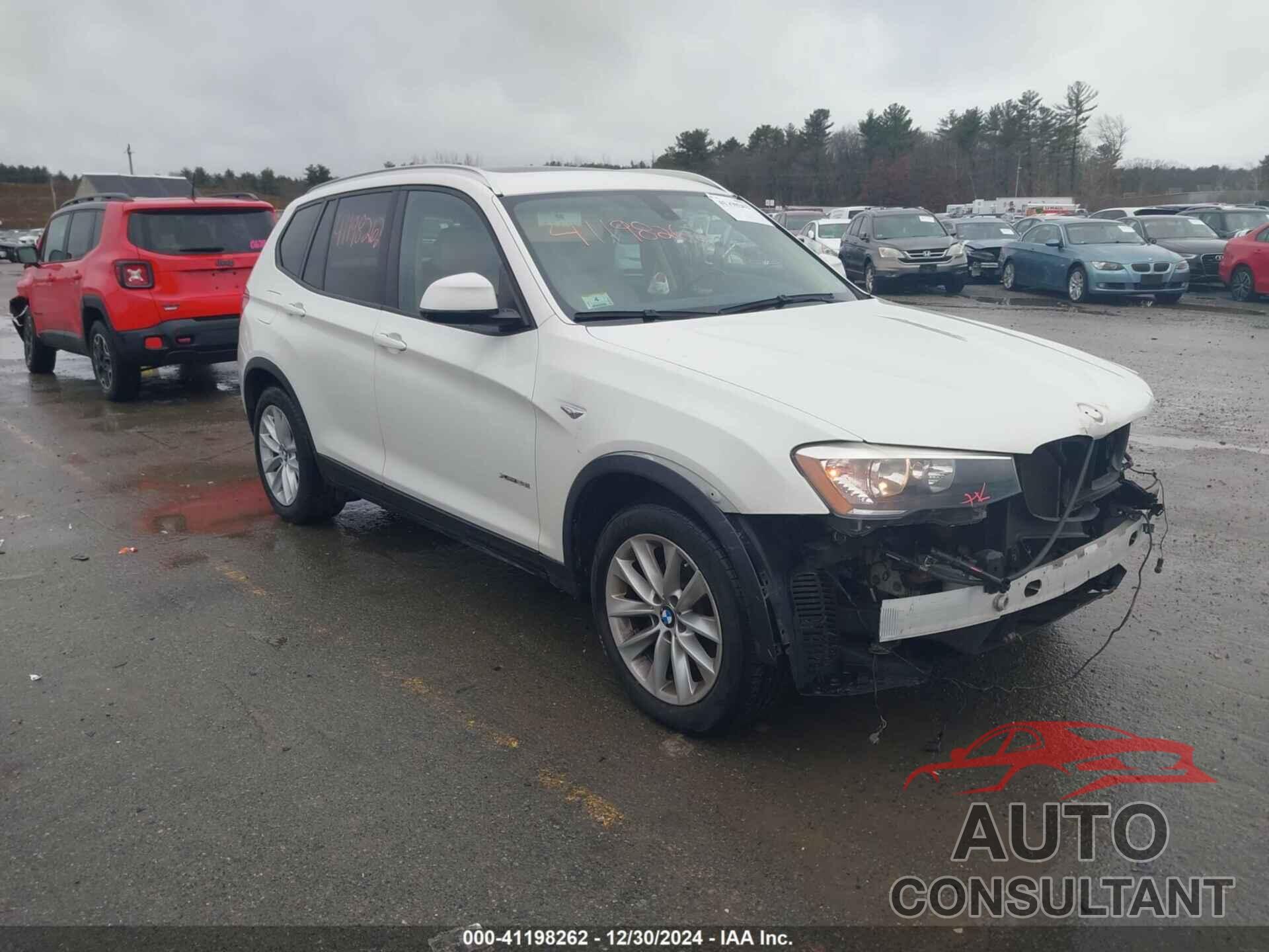 BMW X3 2016 - 5UXWX9C51G0D72718