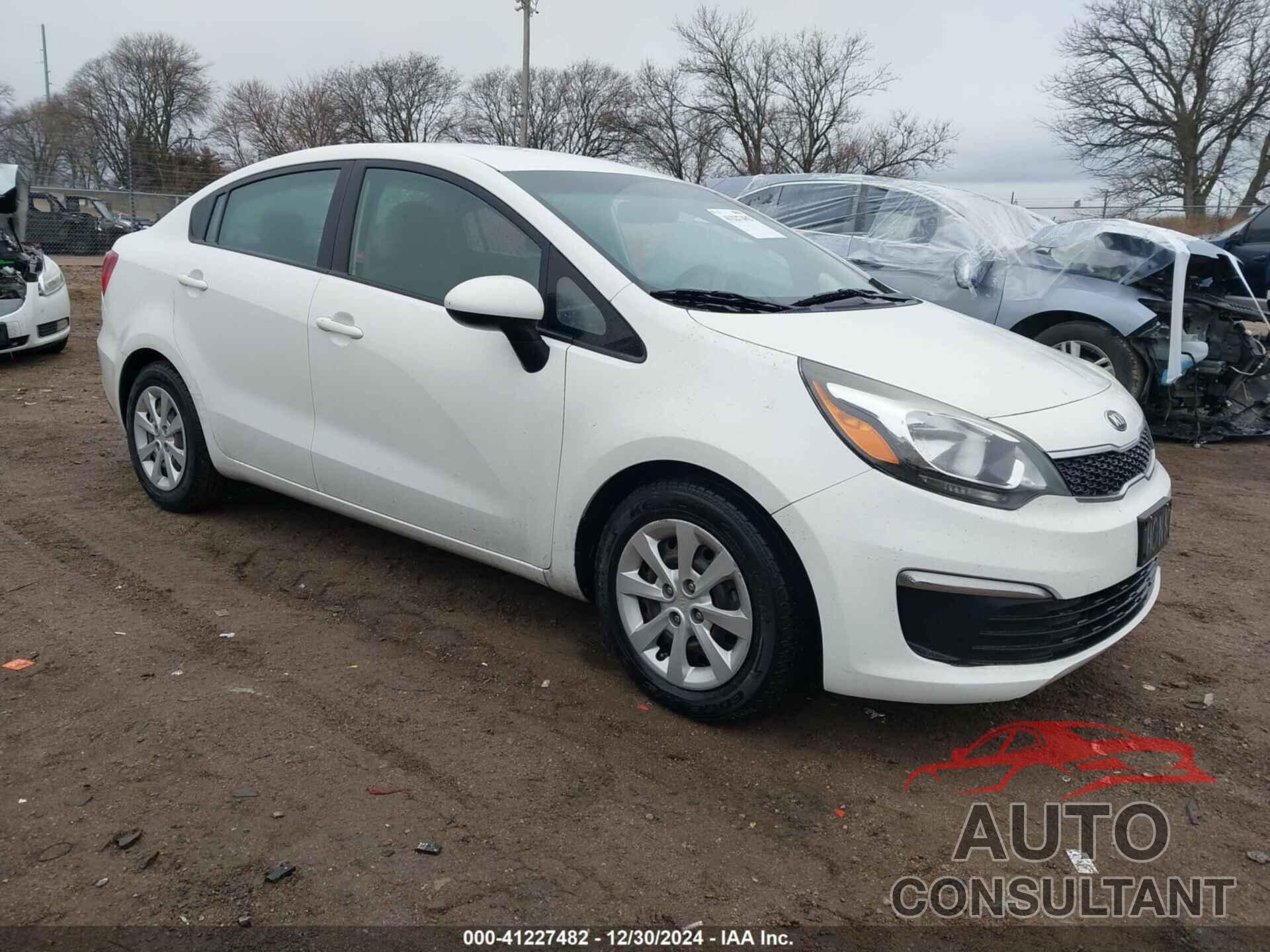 KIA RIO 2017 - KNADN4A34H6071758