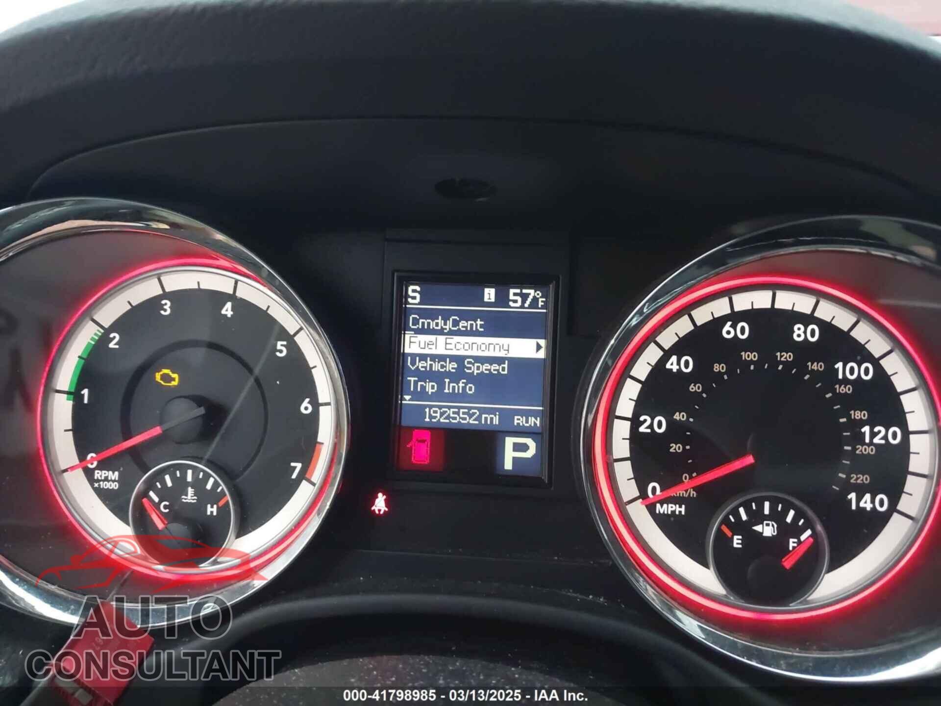 DODGE DURANGO 2013 - 1C4RDHAG8DC552467