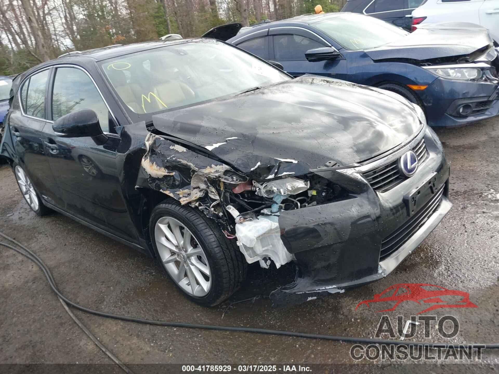 LEXUS CT 200H 2013 - JTHKD5BH7D2168904