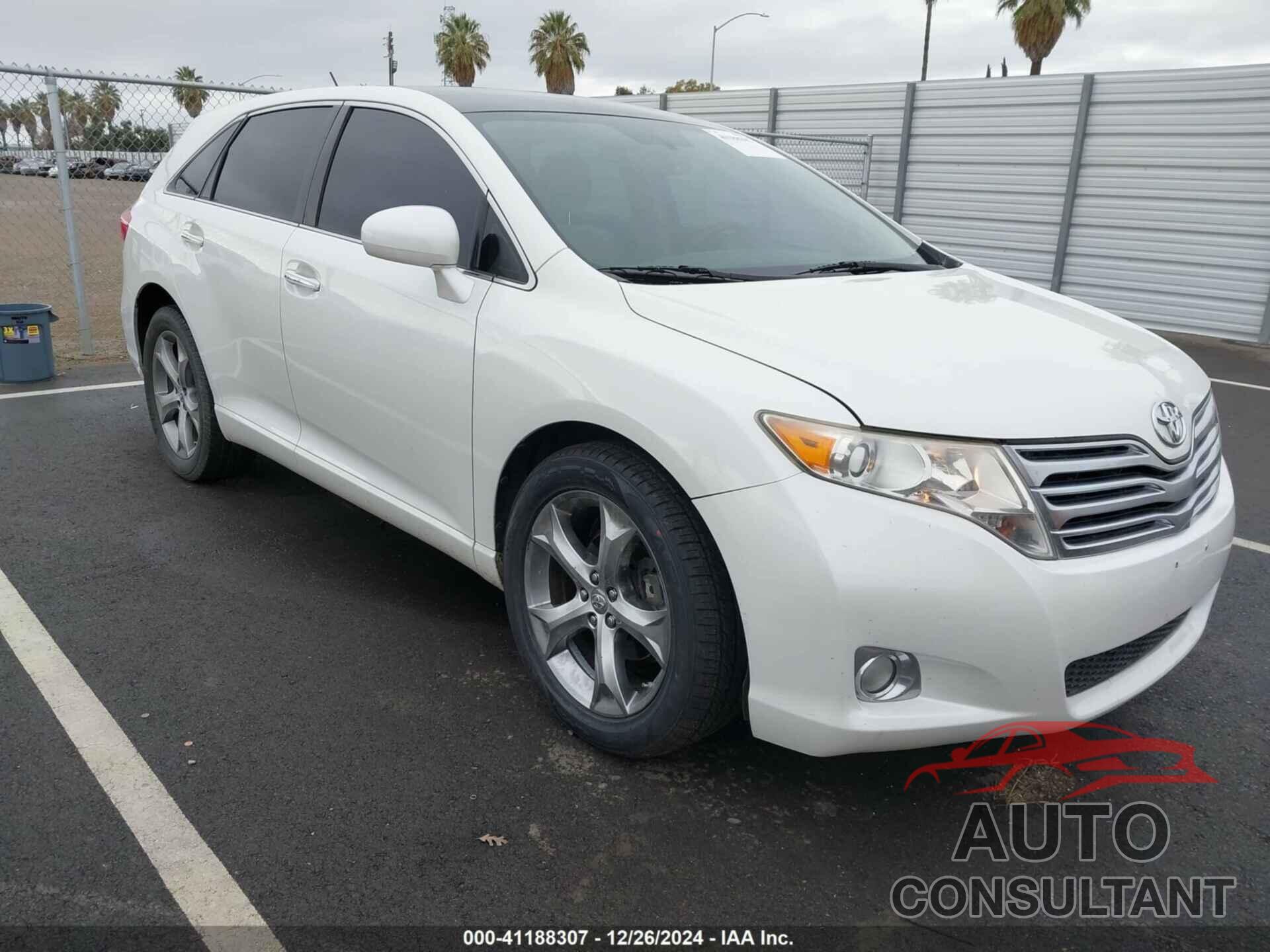 TOYOTA VENZA 2009 - 4T3ZK11A29U001187