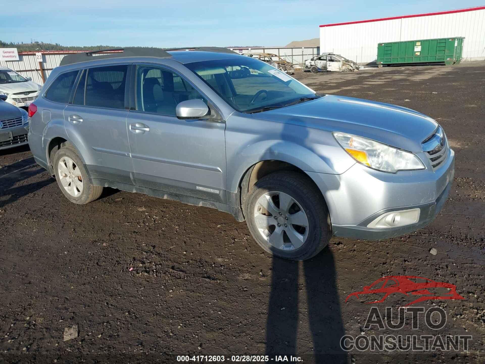SUBARU OUTBACK 2012 - 4S4BRBGC5C3237754