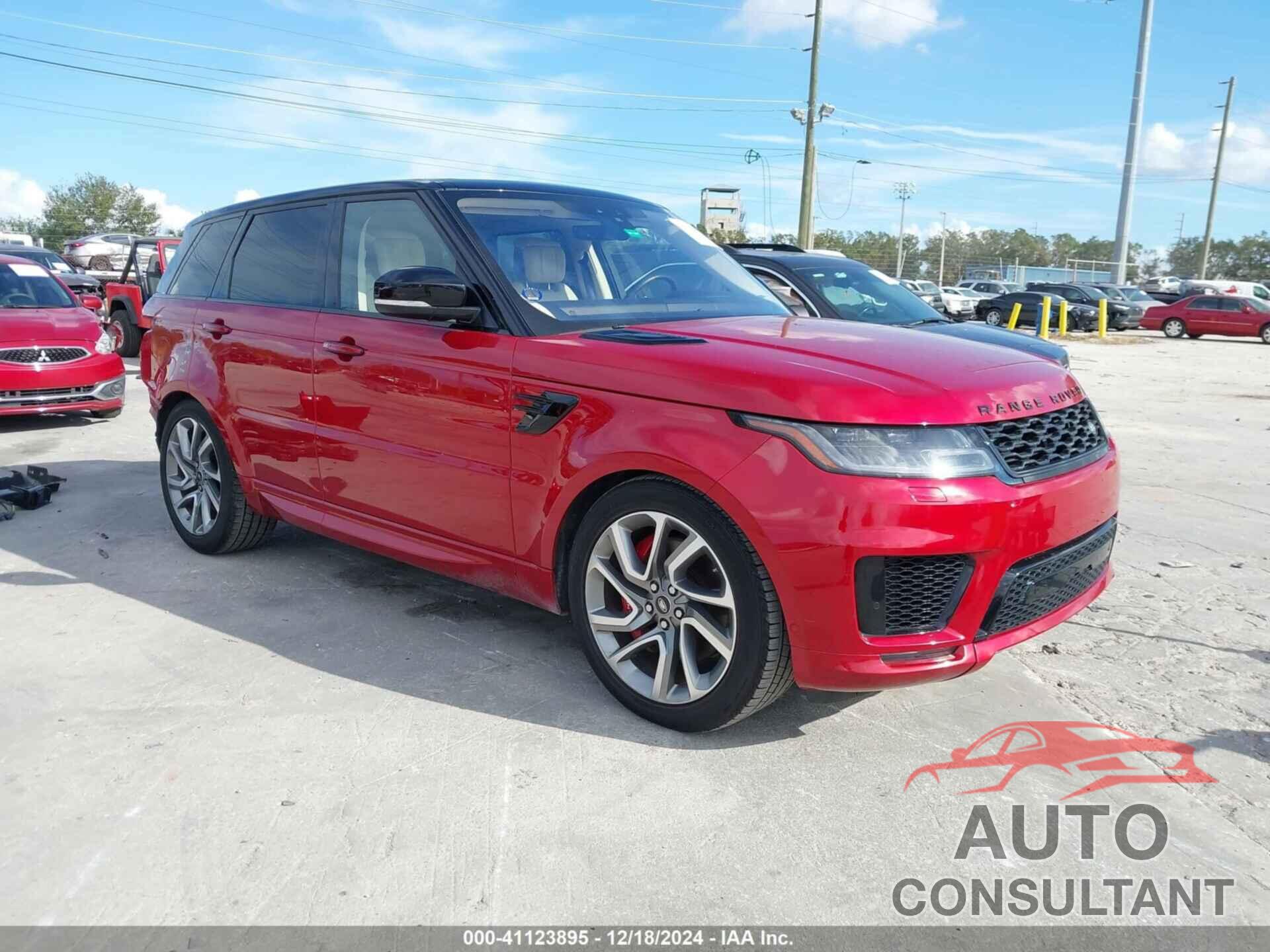 LAND ROVER RANGE ROVER SPORT 2018 - SALWV2SV8JA805250