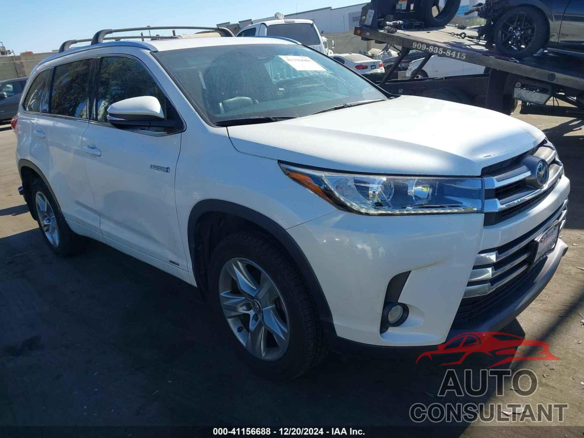 TOYOTA HIGHLANDER HYBRID 2017 - 5TDDGRFH7HS028806