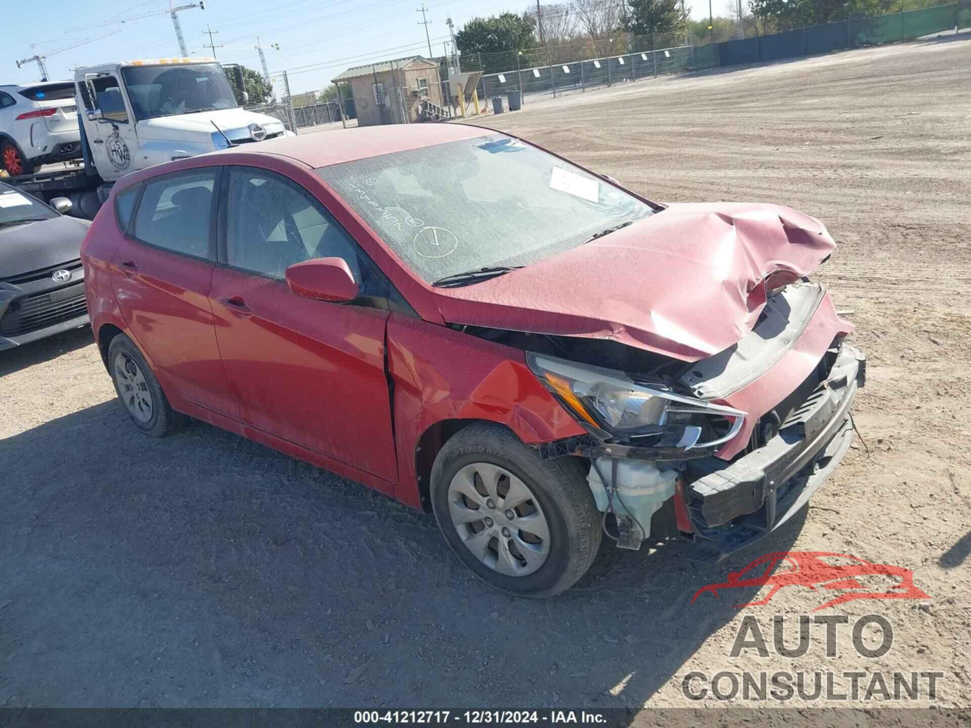 HYUNDAI ACCENT 2016 - KMHCT5AE2GU267957