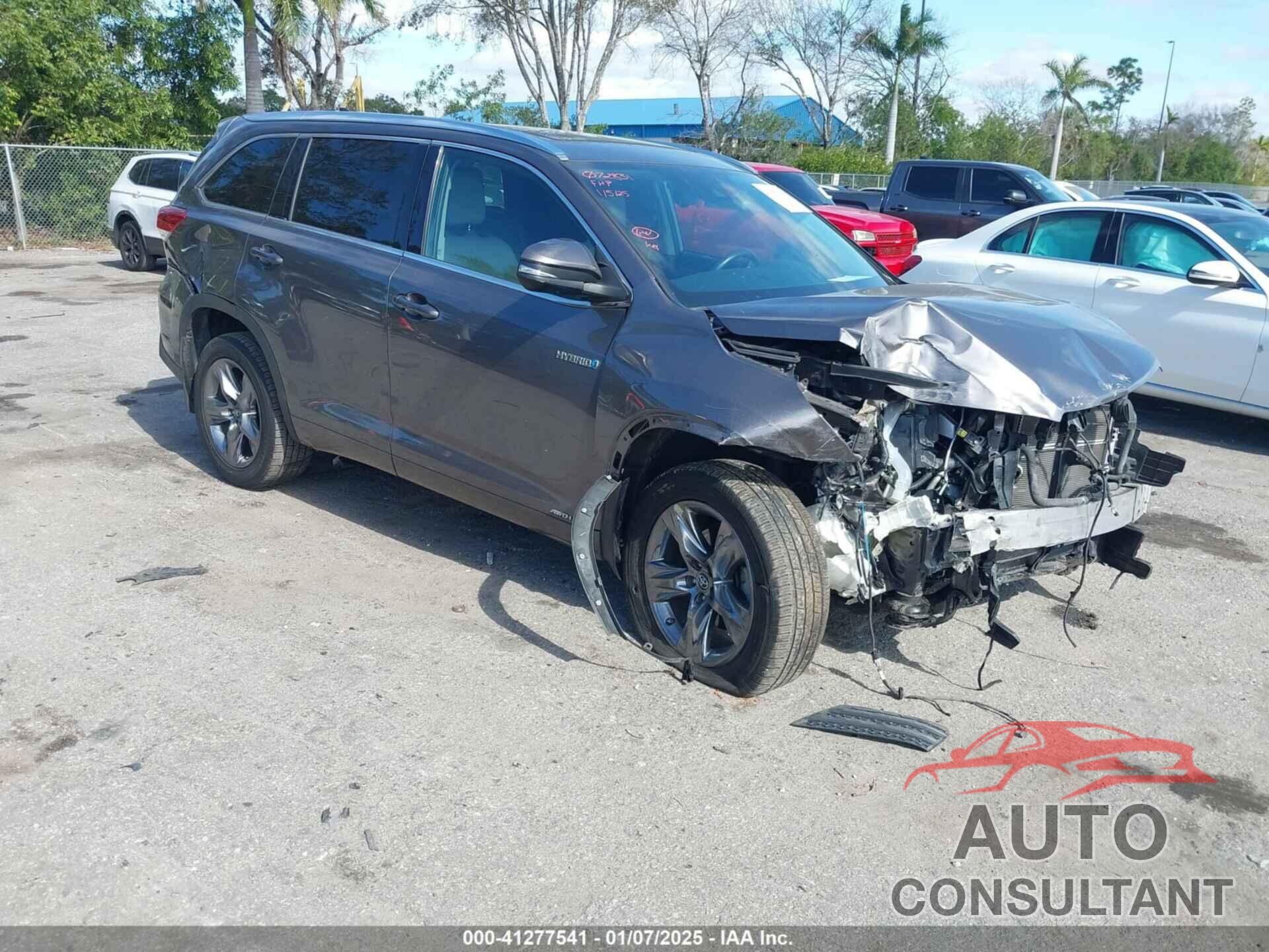 TOYOTA HIGHLANDER HYBRID 2019 - 5TDDGRFH7KS072831