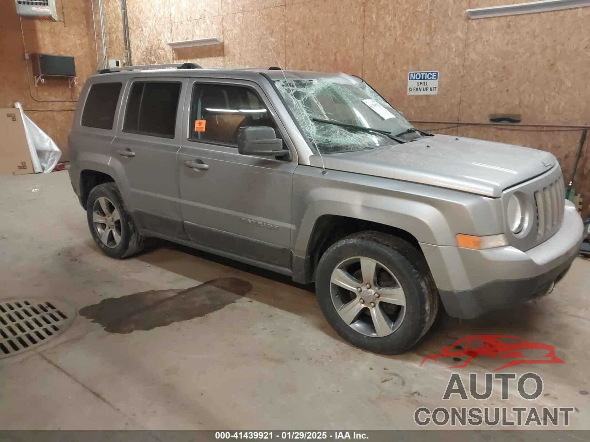 JEEP PATRIOT 2017 - 1C4NJRFB6HD162543