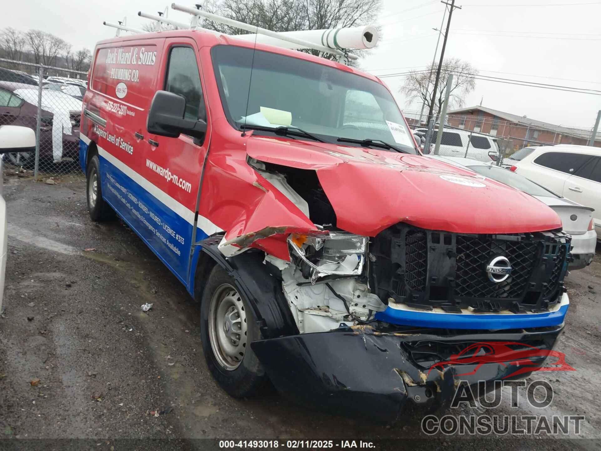 NISSAN NV CARGO NV2500 HD 2018 - 1N6BF0KY6JN802368