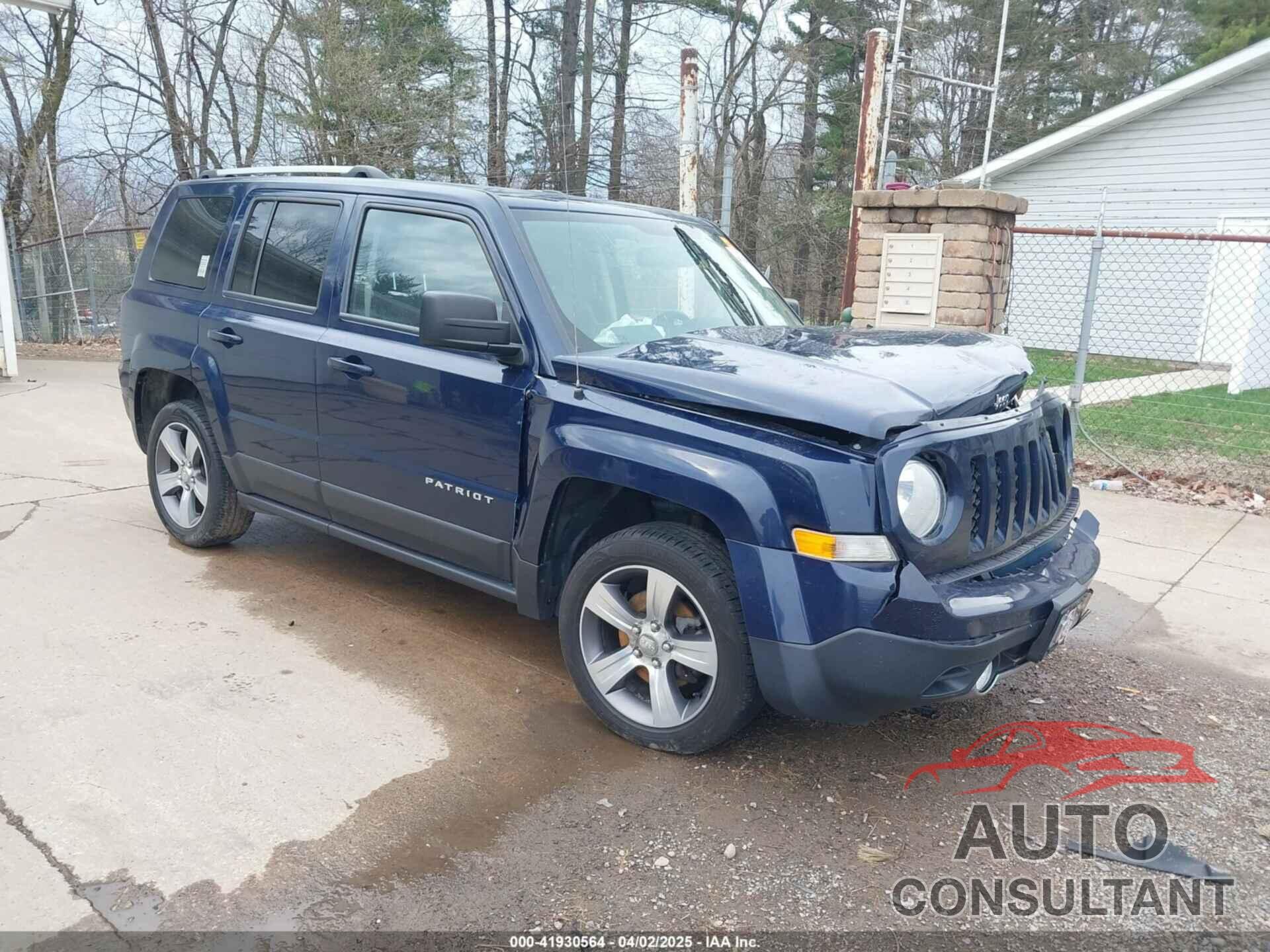 JEEP PATRIOT 2017 - 1C4NJPFA1HD187751