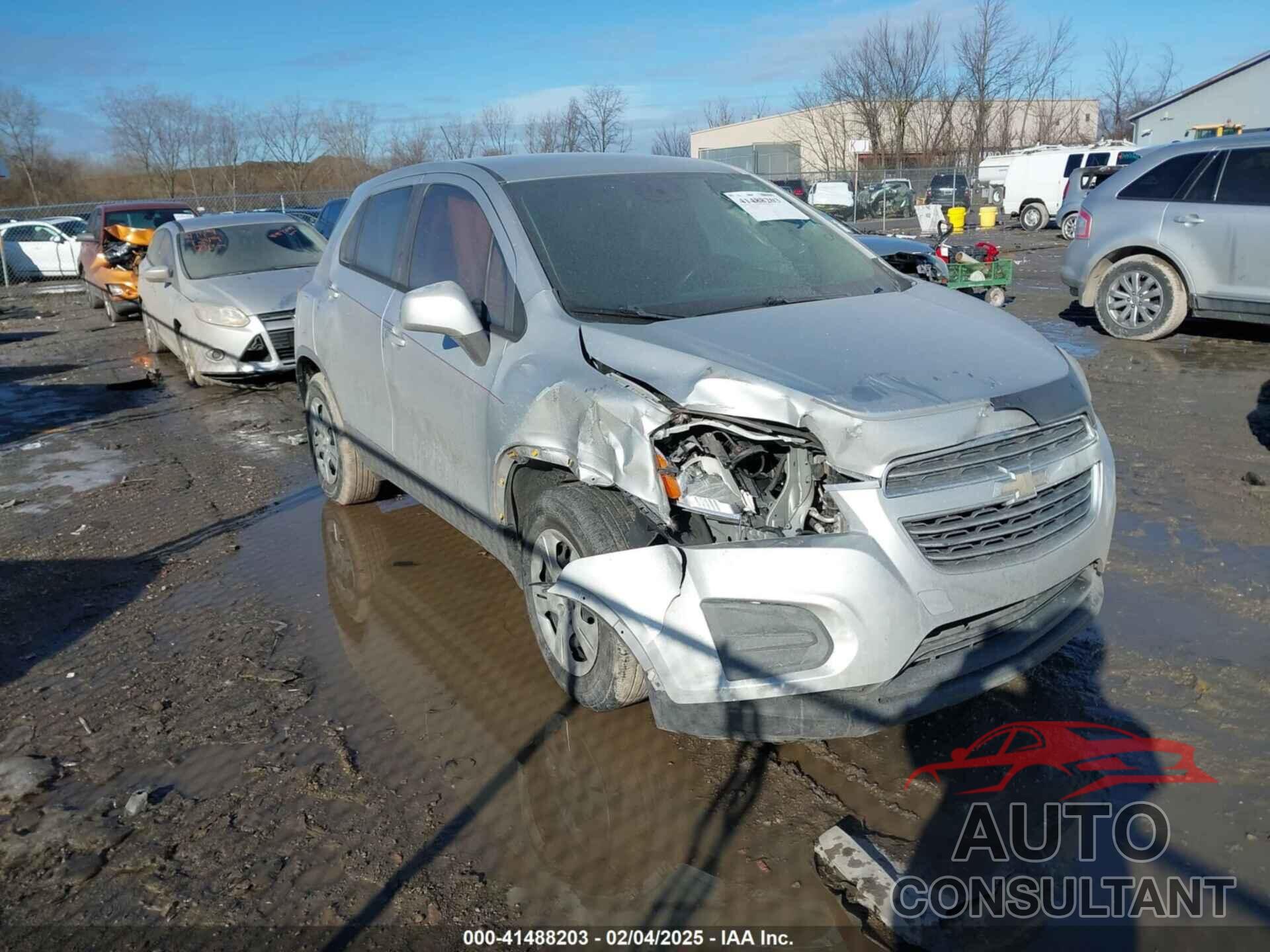CHEVROLET TRAX 2016 - KL7CJKSB1GB695184
