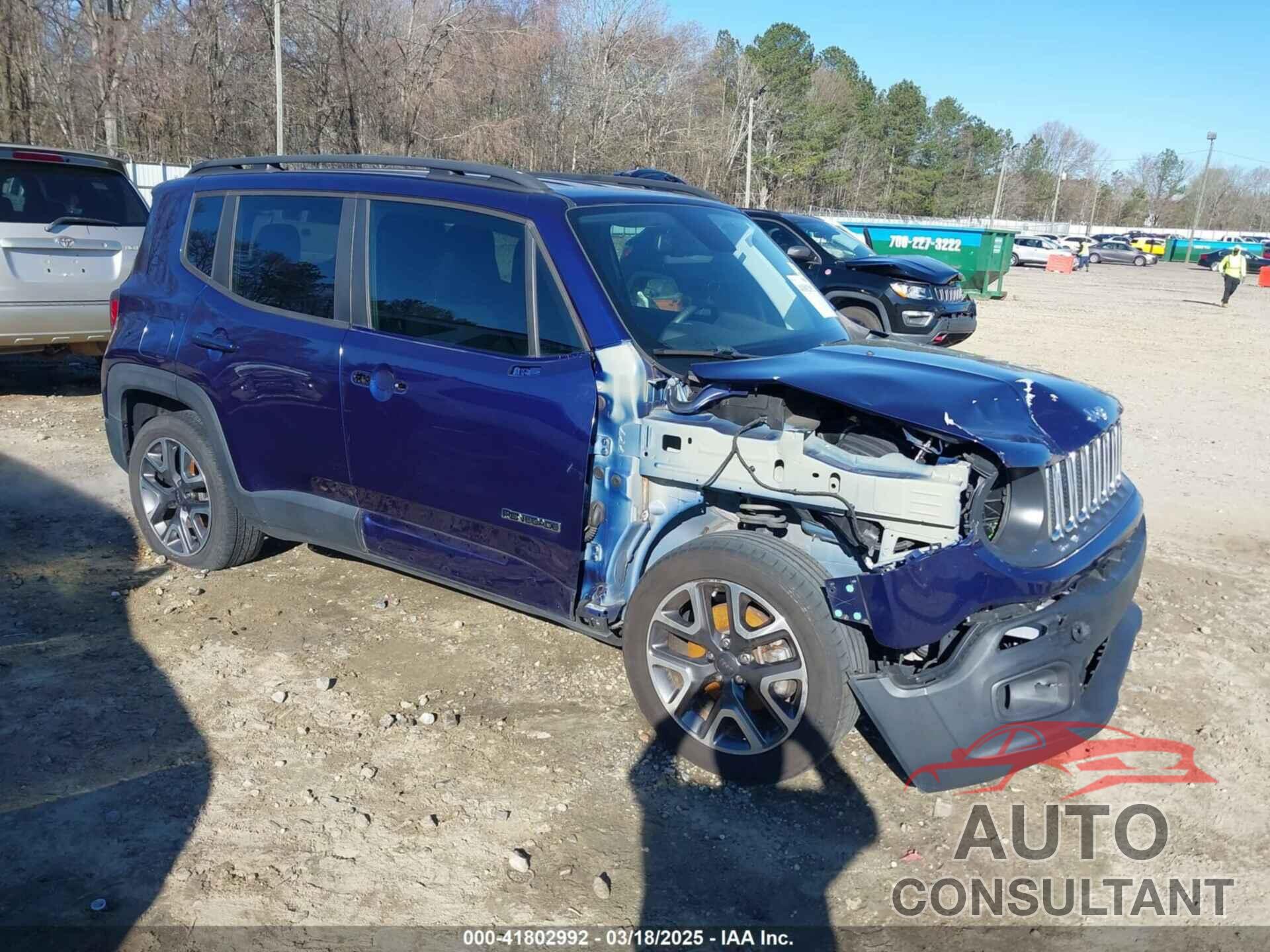 JEEP RENEGADE 2018 - ZACCJABB4JPJ03414