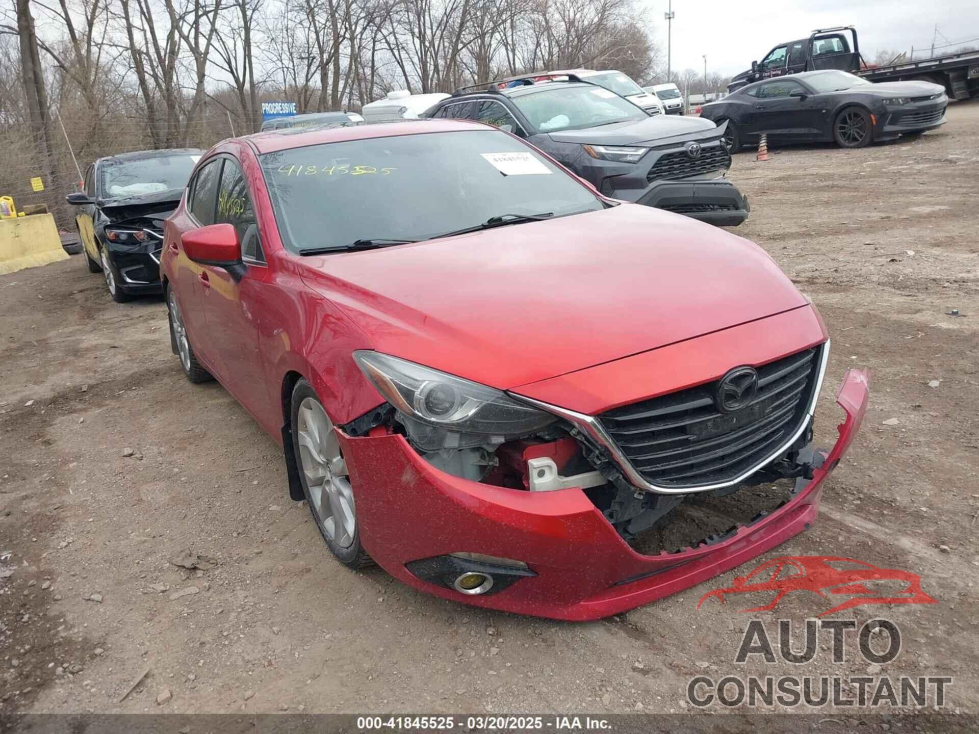 MAZDA MAZDA3 2014 - JM1BM1M38E1102395