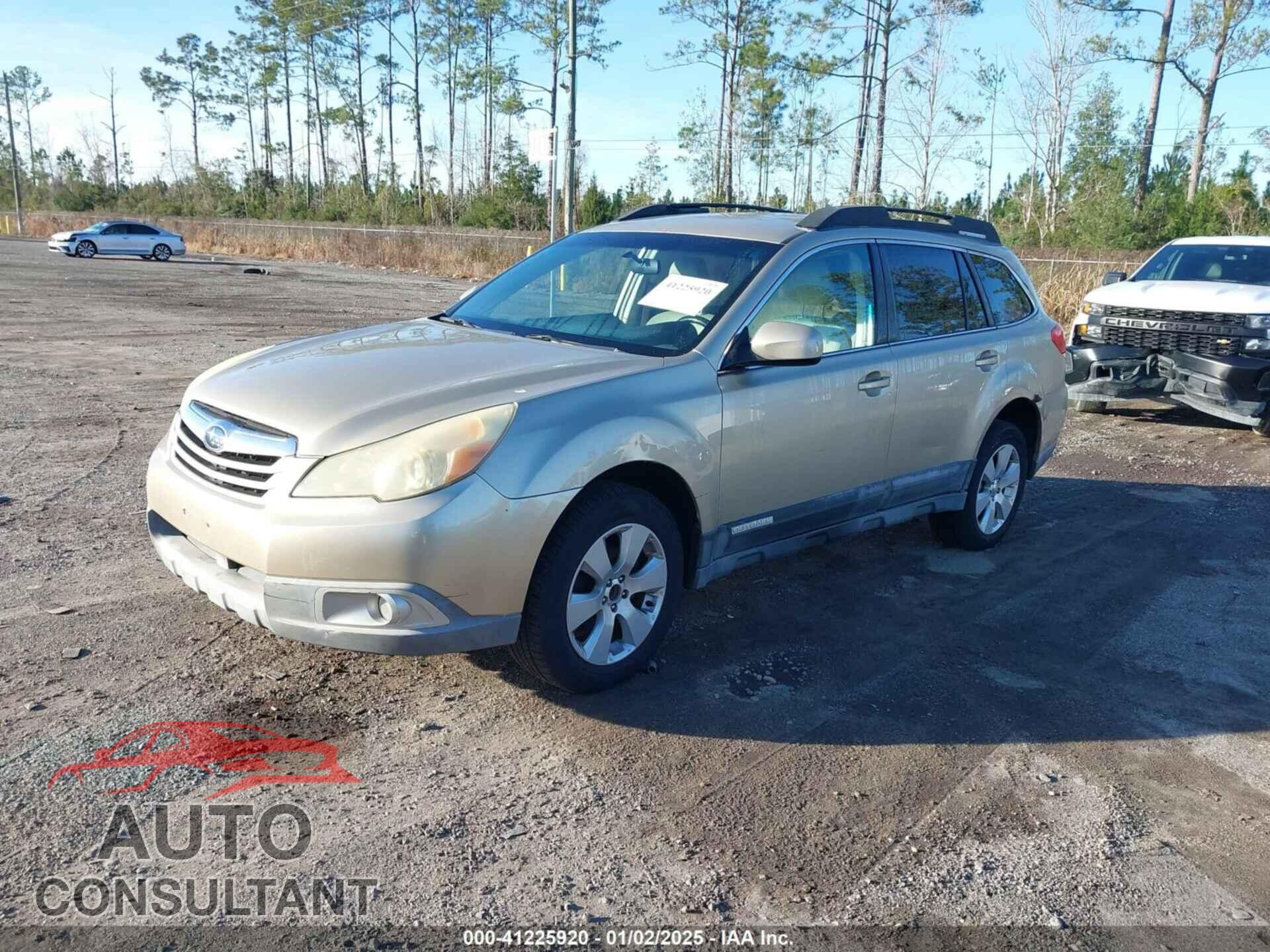 SUBARU OUTBACK 2010 - 4S4BRBBC3A3355385