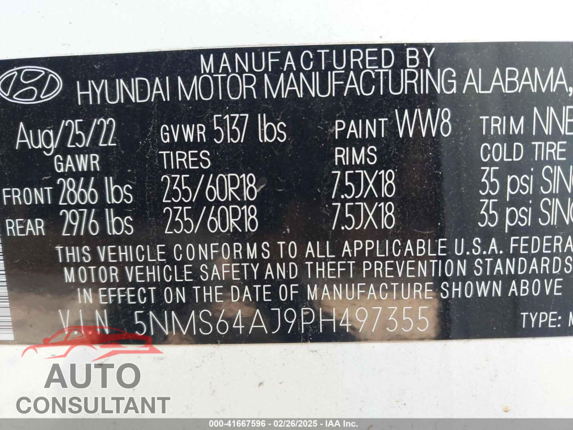 HYUNDAI SANTA FE 2023 - 5NMS64AJ9PH497355