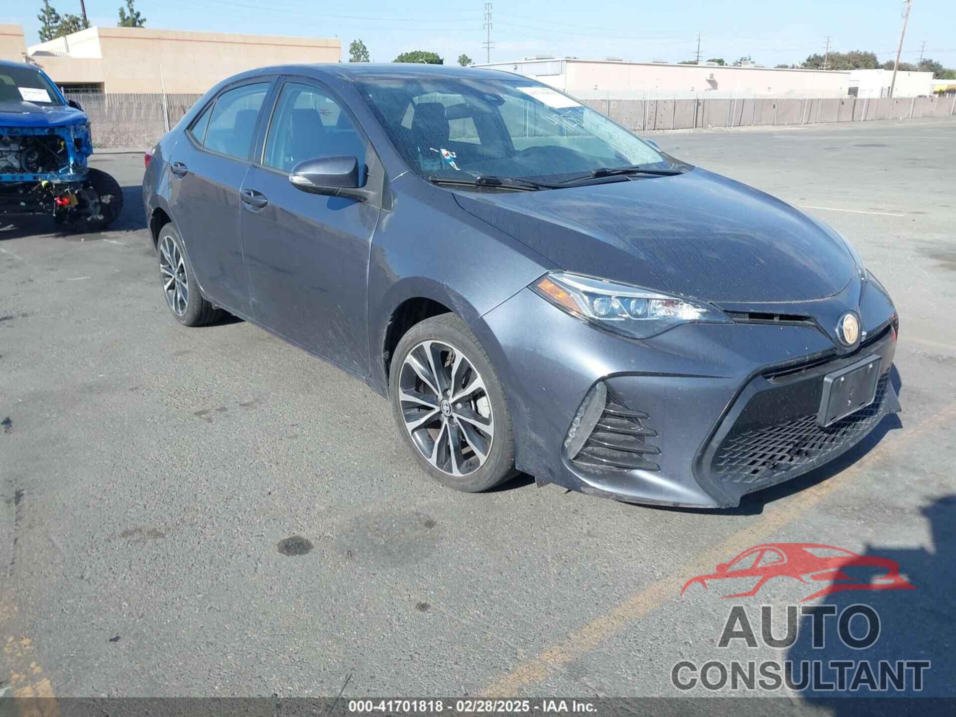TOYOTA COROLLA 2019 - 2T1BURHE2KC137290