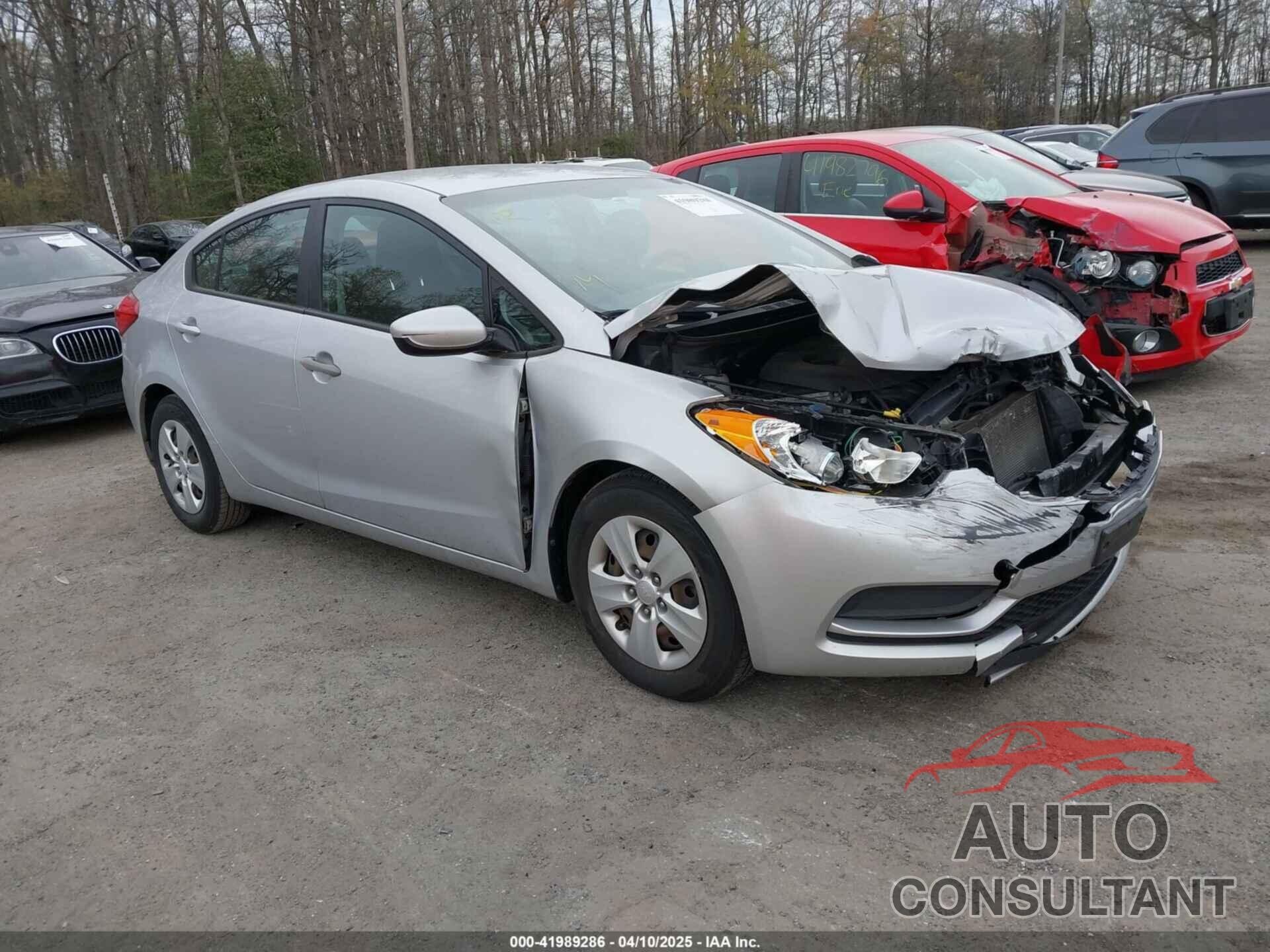 KIA FORTE 2016 - KNAFK4A65G5492727