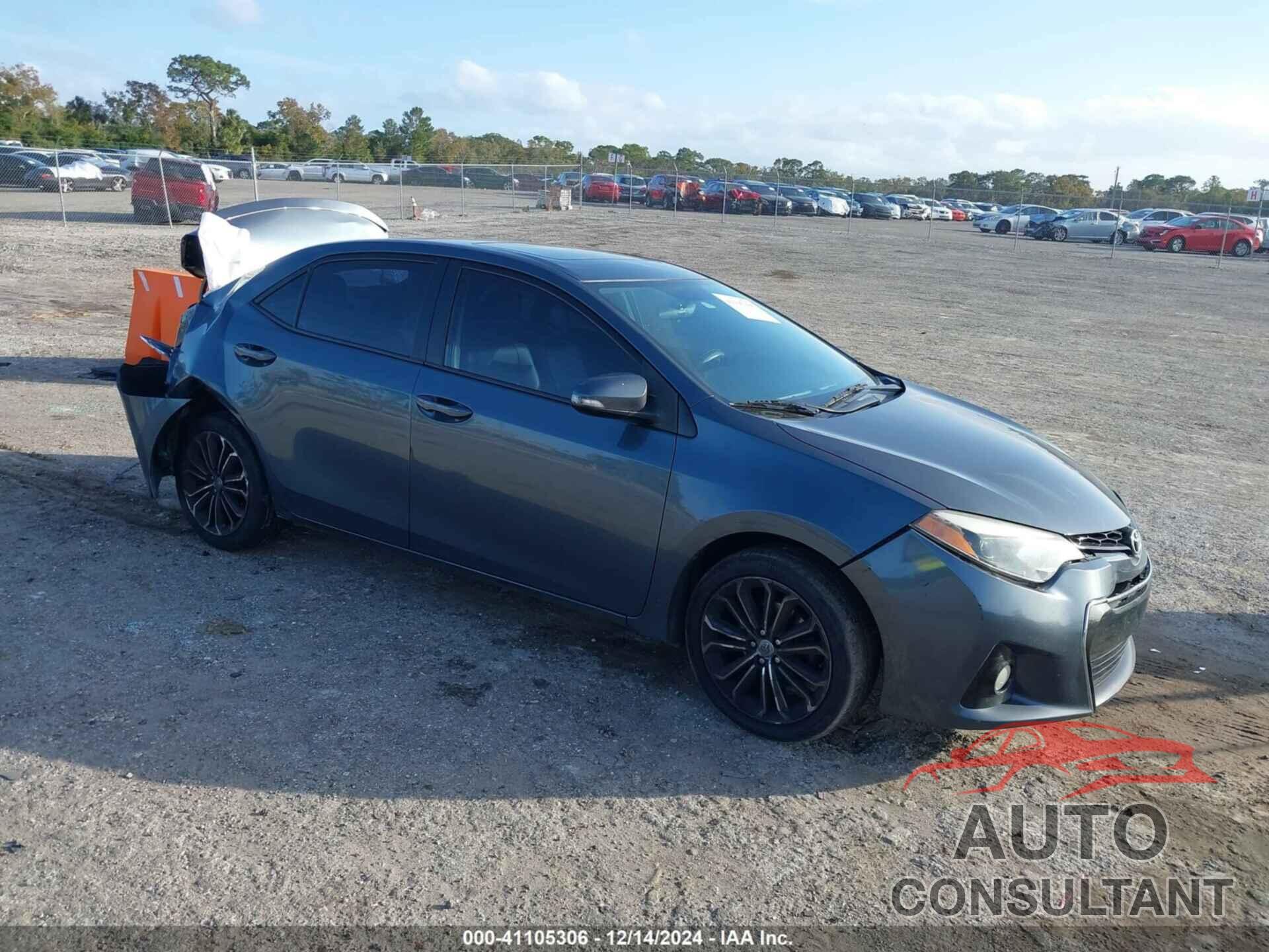 TOYOTA COROLLA 2016 - 2T1BURHE5GC497760