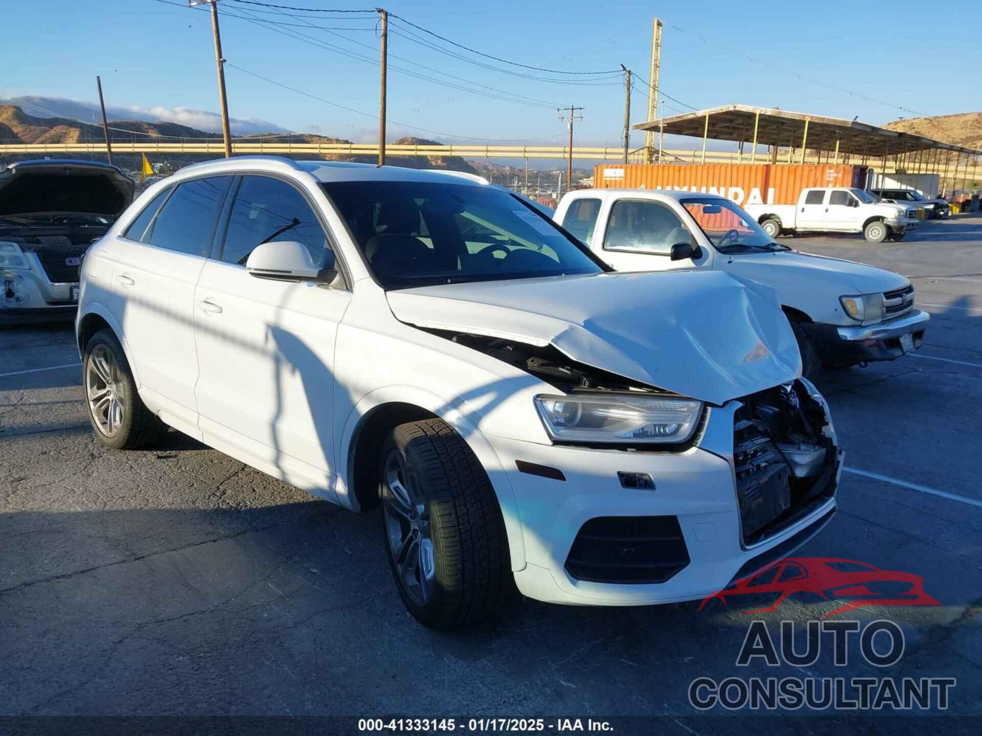 AUDI Q3 2016 - WA1EFCFSXGR008234