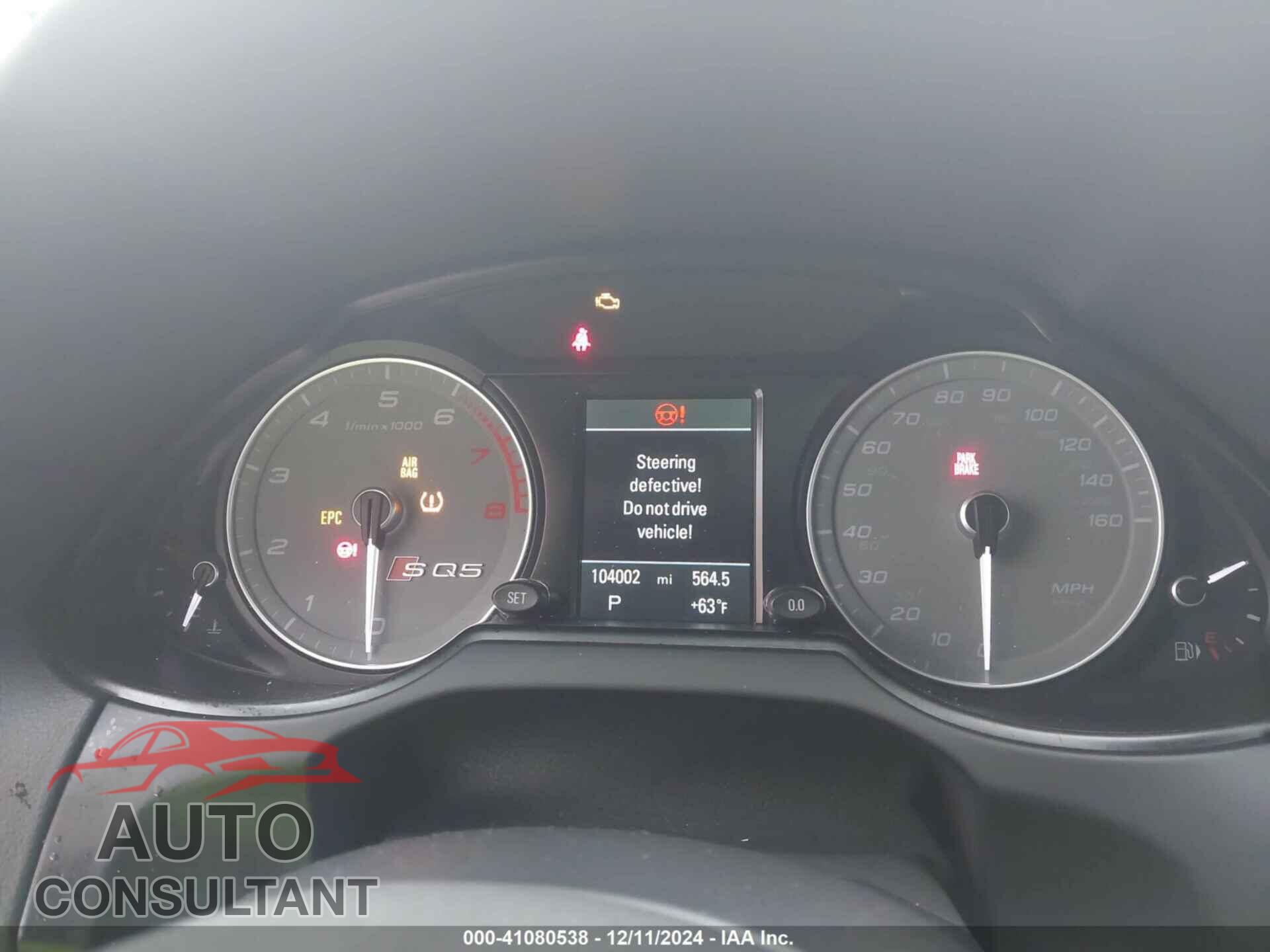 AUDI SQ5 2017 - WA1CCAFP4HA046557