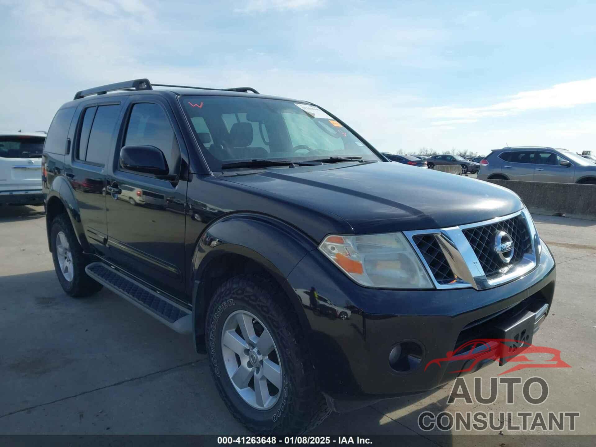 NISSAN PATHFINDER 2011 - 5N1AR1NN4BC610453