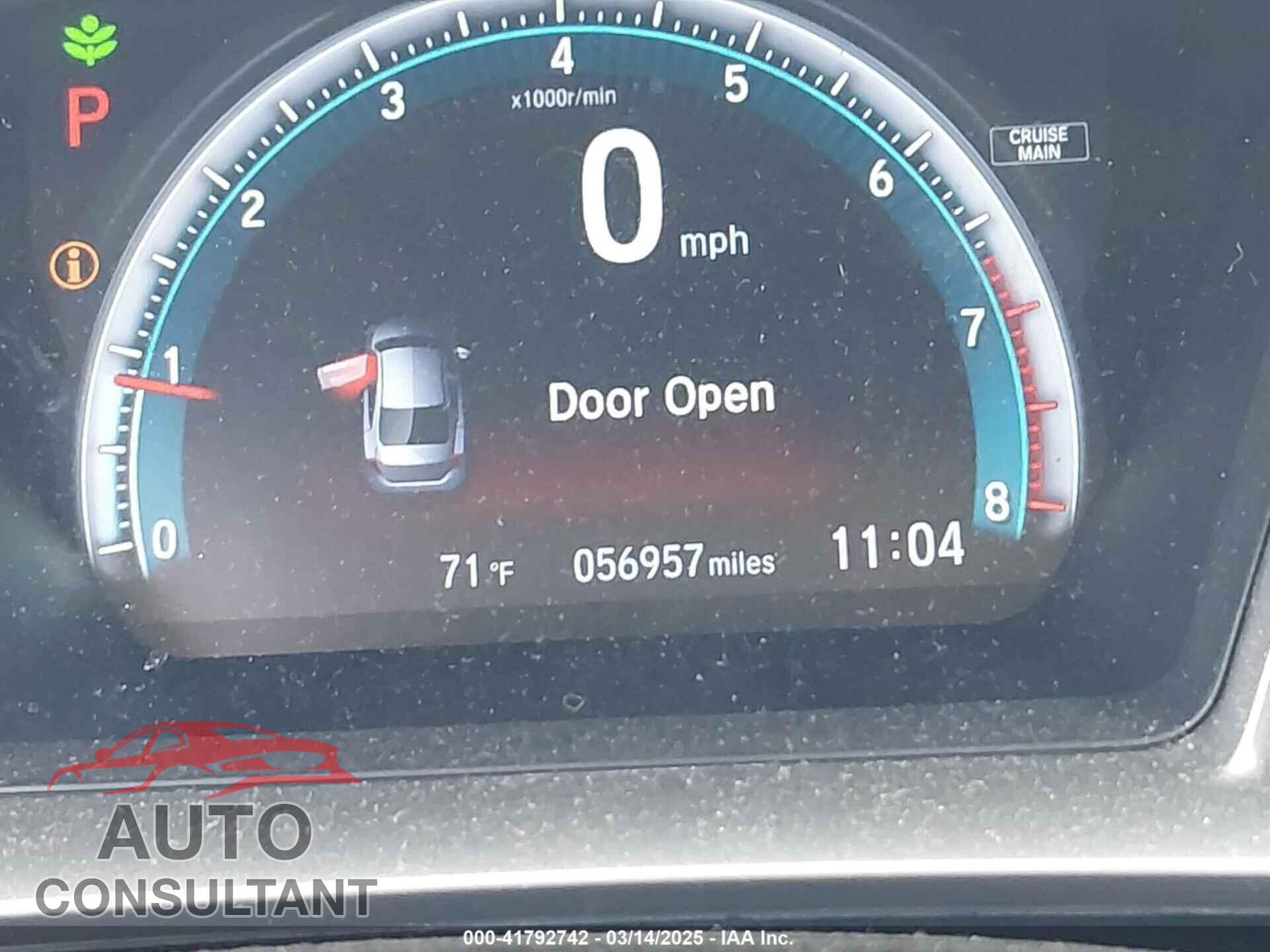 HONDA CIVIC 2017 - 19XFC2F70HE036193