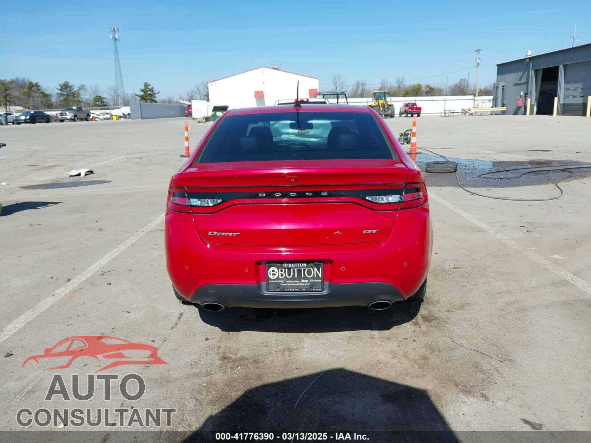 DODGE DART 2014 - 1C3CDFEB5ED798644